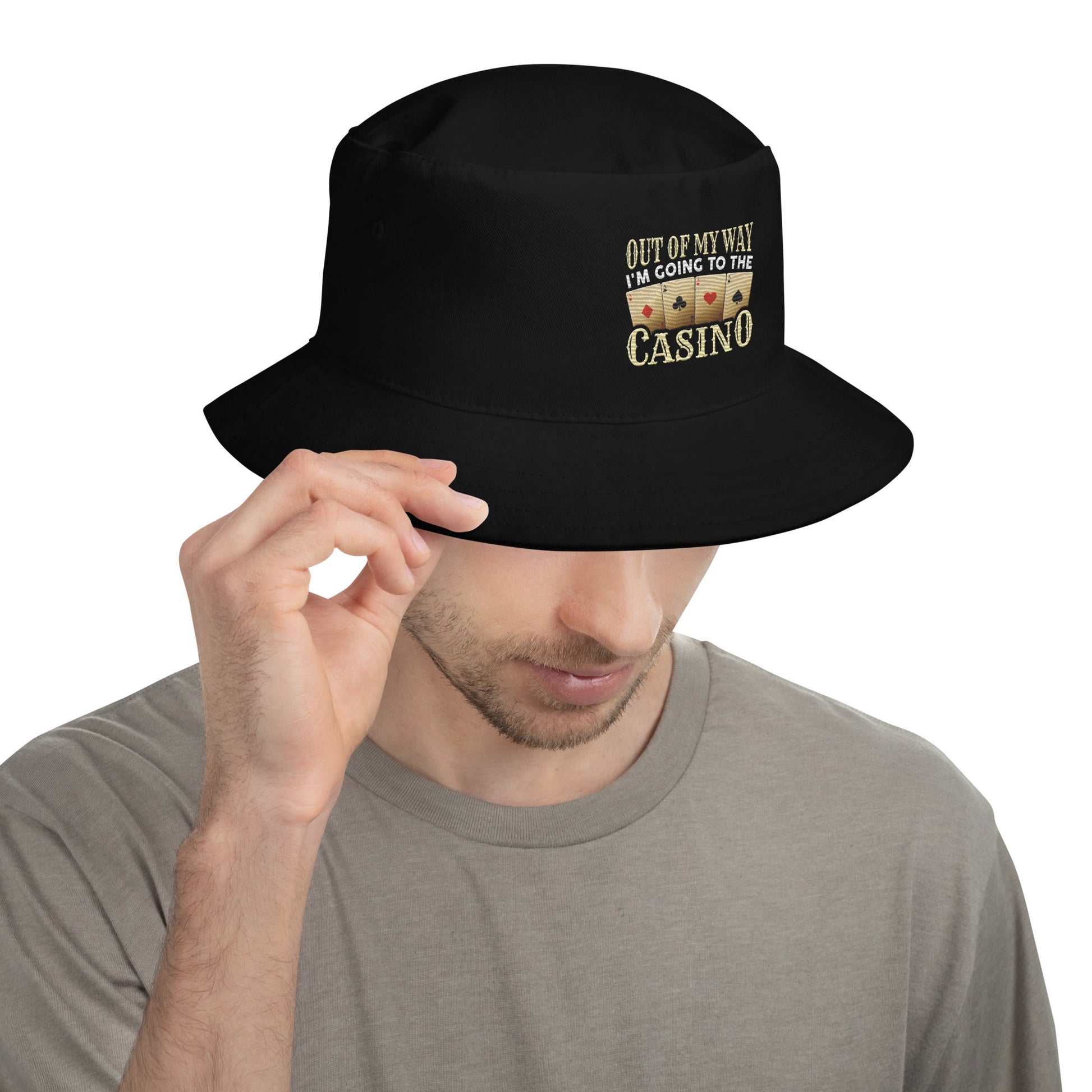 Out of My way; I am Going to the Casino - Bucket Hat by DarkByteGear