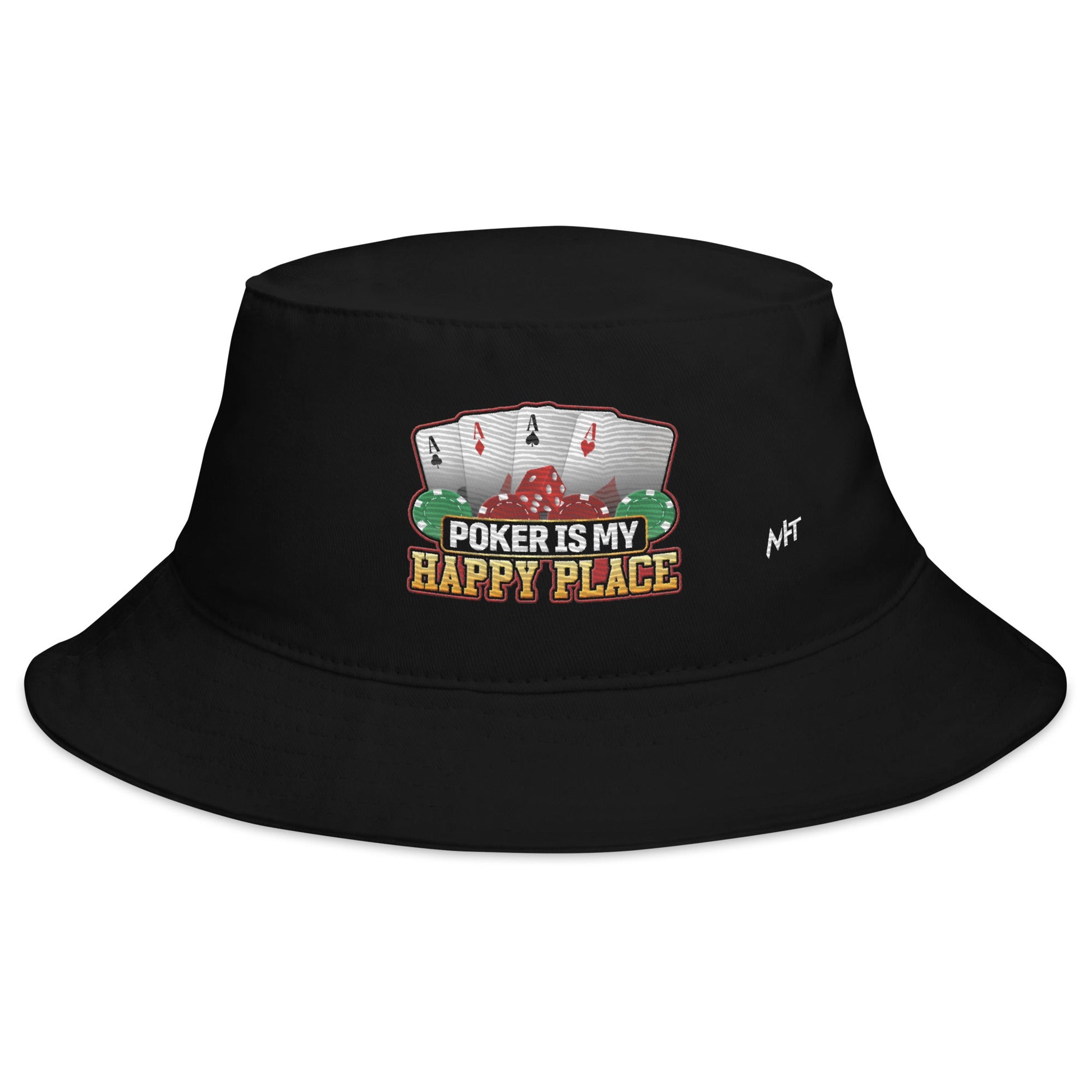 Poker Dad is like a Normal Dad but much Cooler - Bucket Hat by DarkByteGear