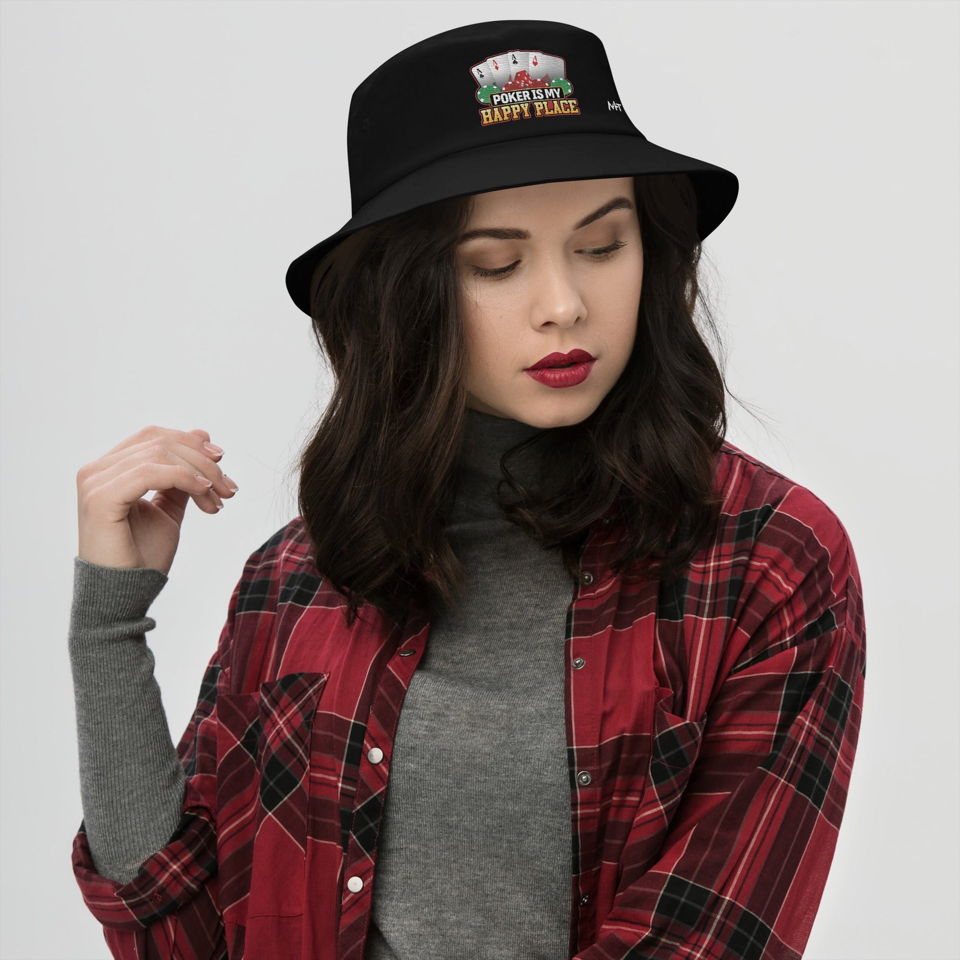 Poker Dad is like a Normal Dad but much Cooler - Bucket Hat by DarkByteGear