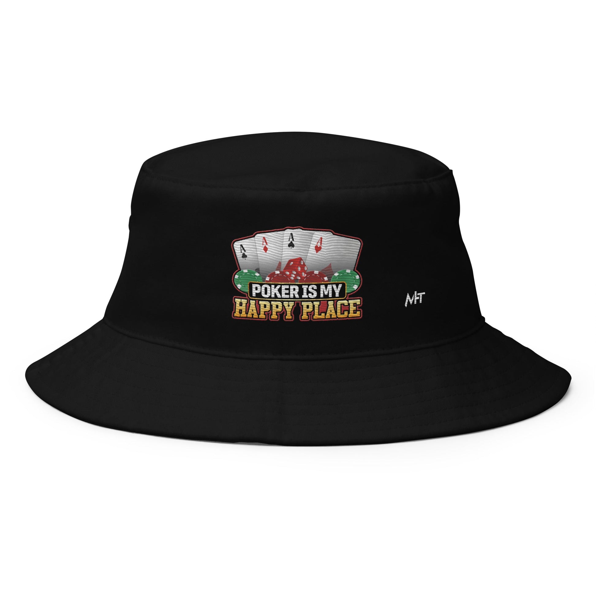 Poker Dad is like a Normal Dad but much Cooler - Bucket Hat by DarkByteGear