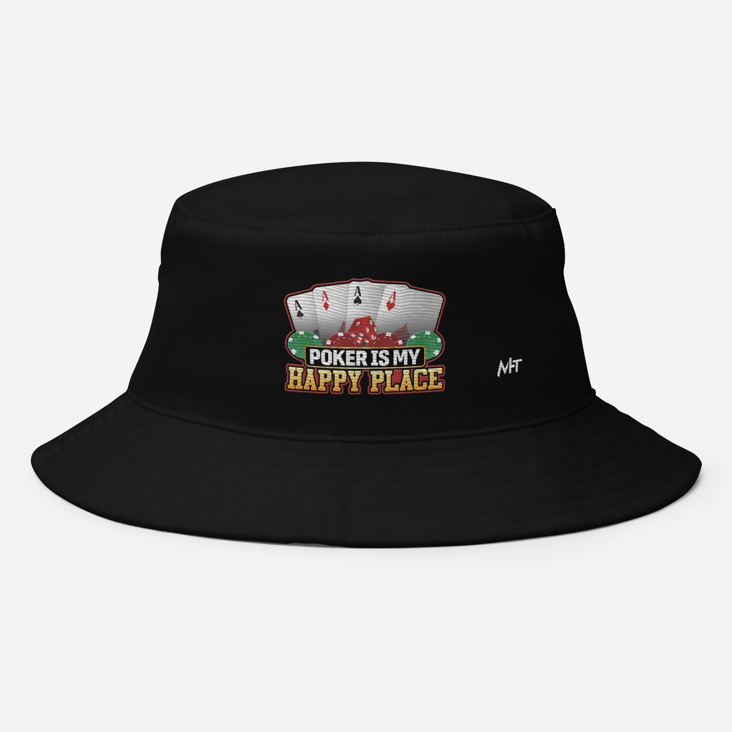 Poker Dad is like a Normal Dad but much Cooler - Bucket Hat by DarkByteGear
