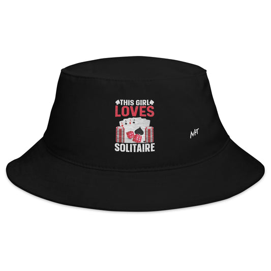 This Girl Loves Solitaire - Bucket Hat by DarkByteGear