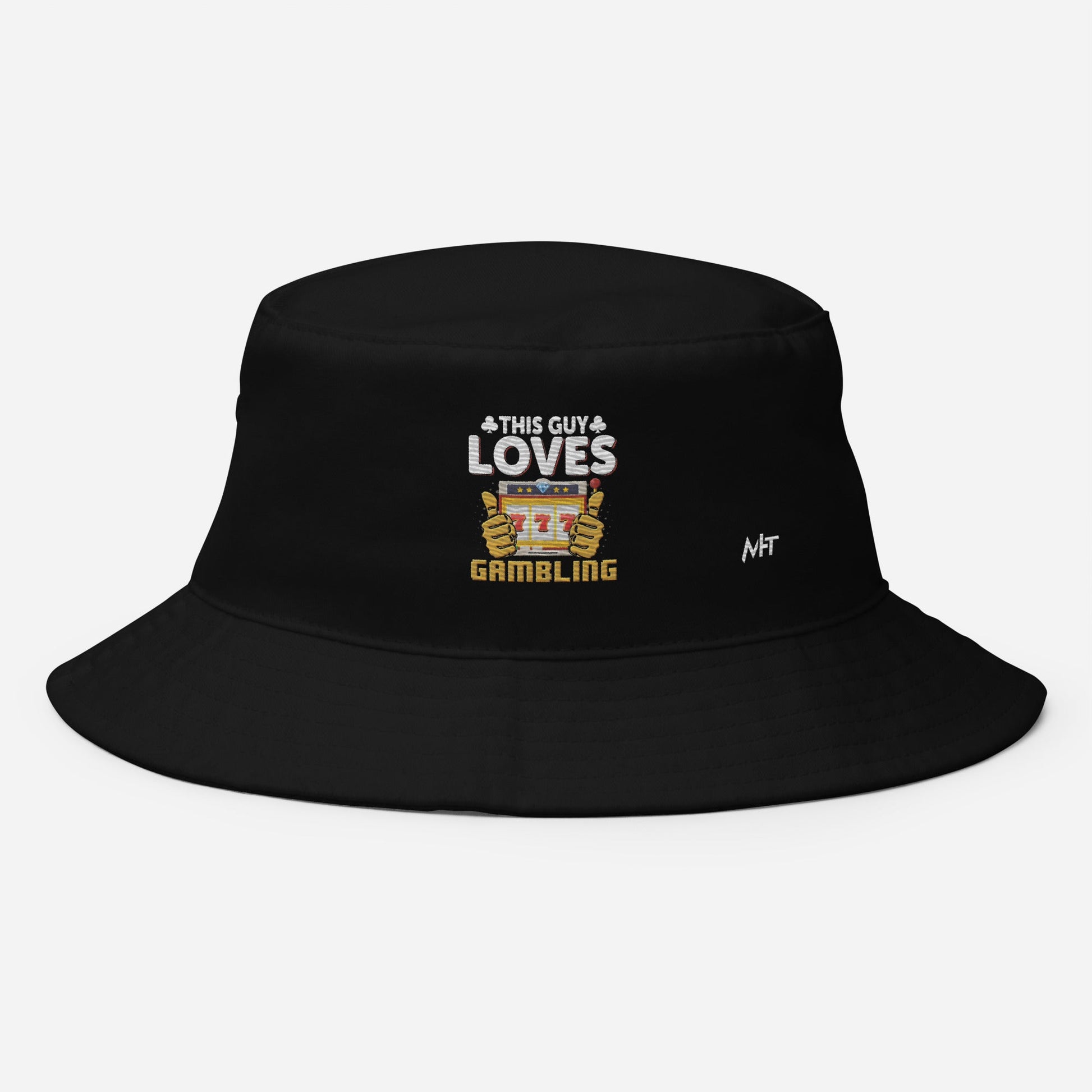 This Guy Loves Gambling - Bucket Hat by DarkByteGear