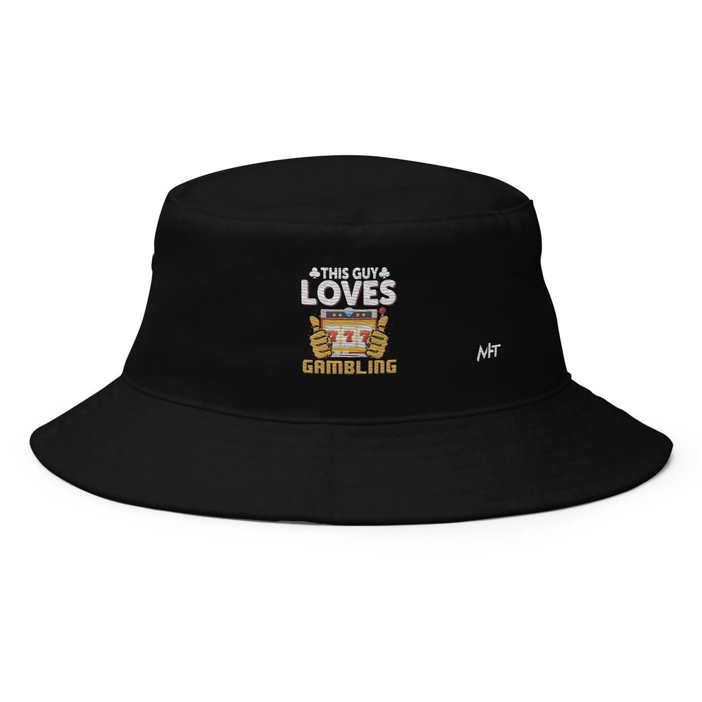 This Guy Loves Gambling - Bucket Hat by DarkByteGear