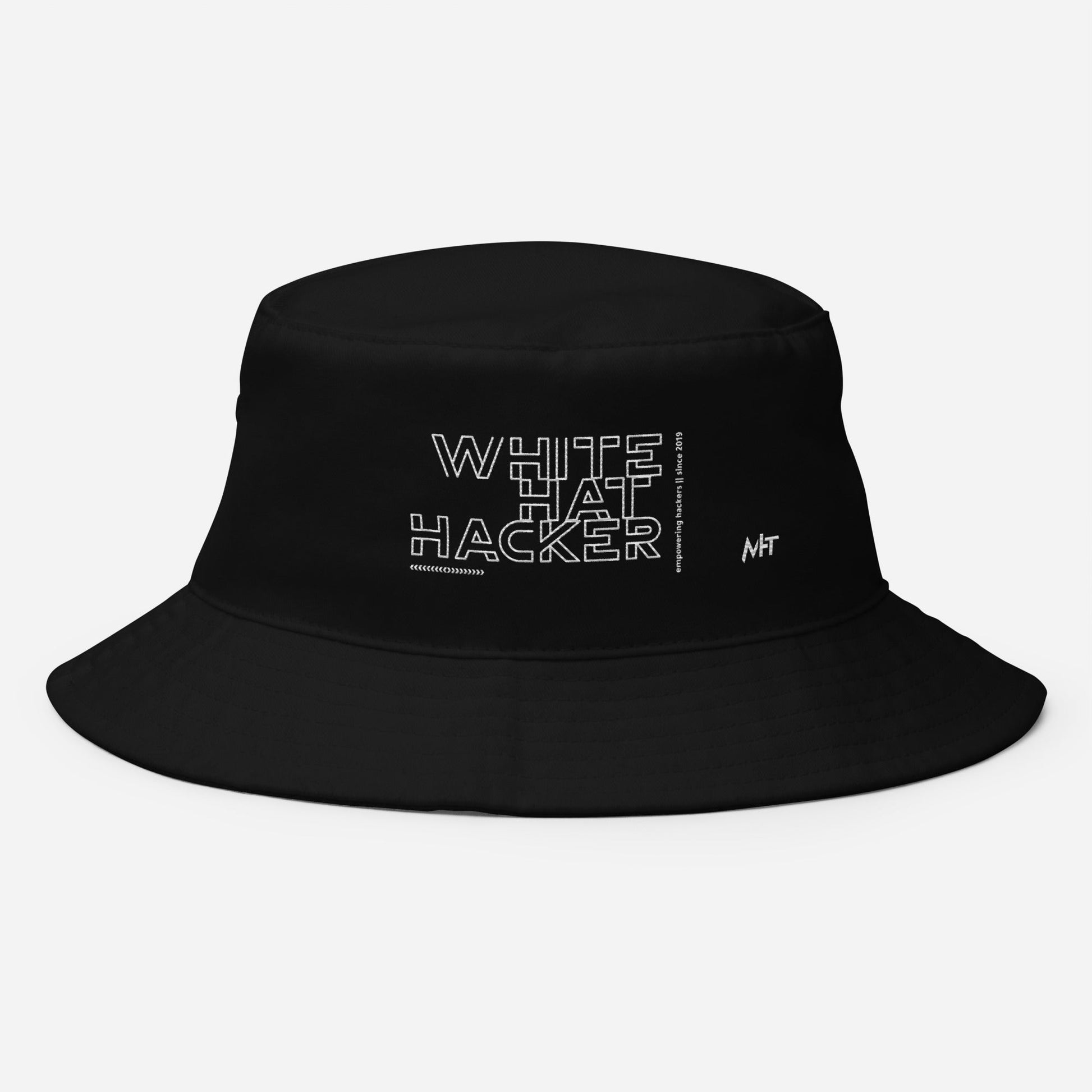 White Hat Hacker - Bucket Hat by DarkByteGear