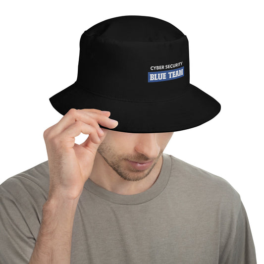 Cyber Security Blue Team V10 - Bucket Hat by DarkByteGear