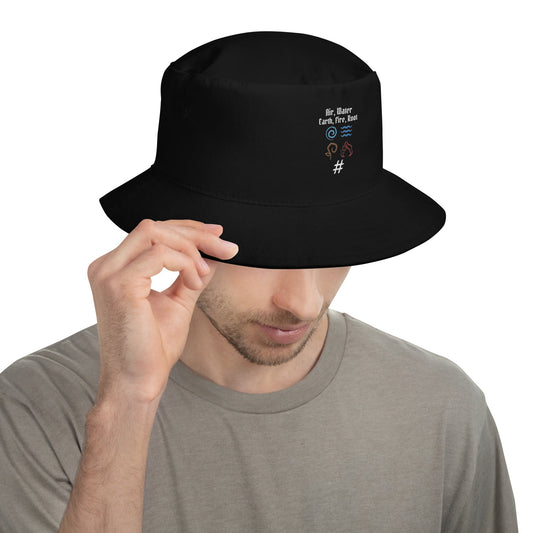 Air, Water, Earth, Fire, Root - Bucket Hat by DarkByteGear