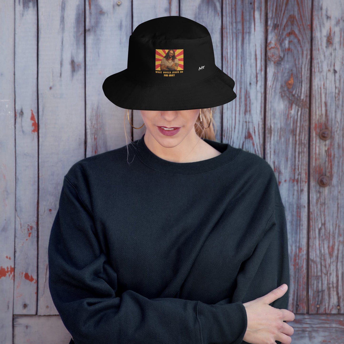 What would Jesus do for 0day v1 - Bucket Hat by DarkByteGear