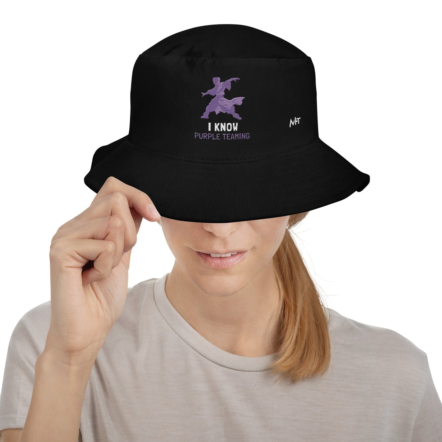 I Know Purple Teaming - Bucket Hat by DarkByteGear