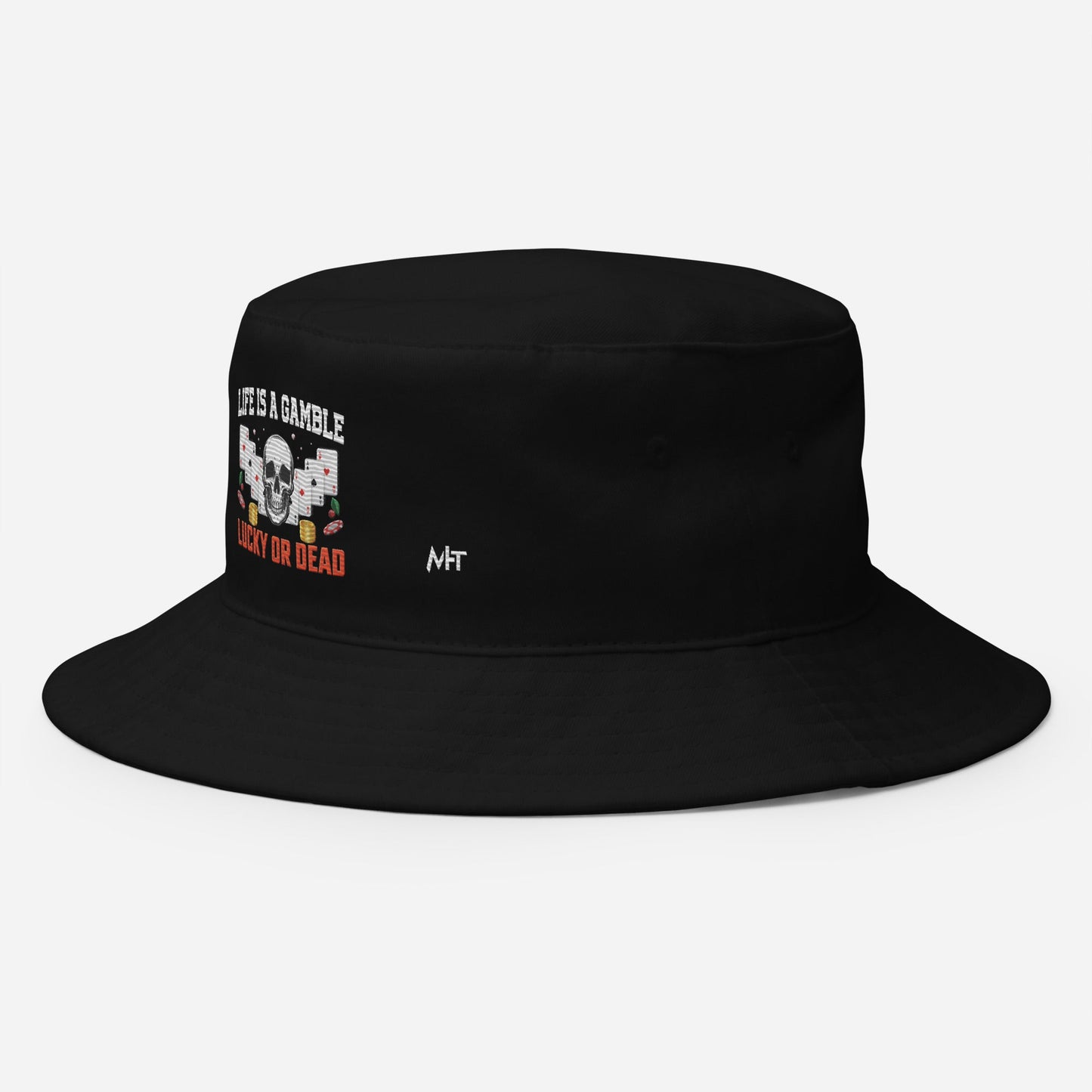 Life is a Gamble; Lucky or Dead - Bucket Hat by DarkByteGear