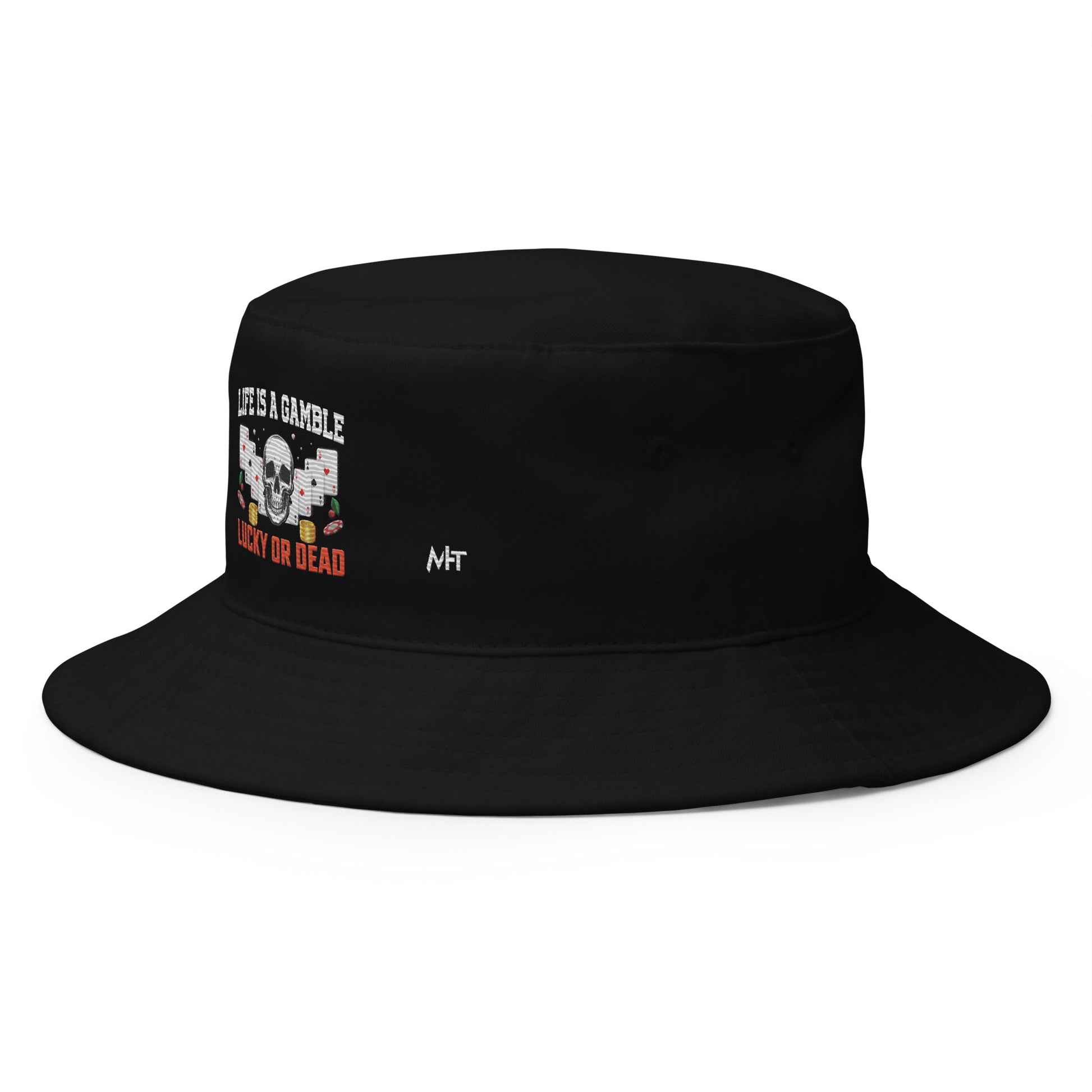 Life is a Gamble; Lucky or Dead - Bucket Hat by DarkByteGear