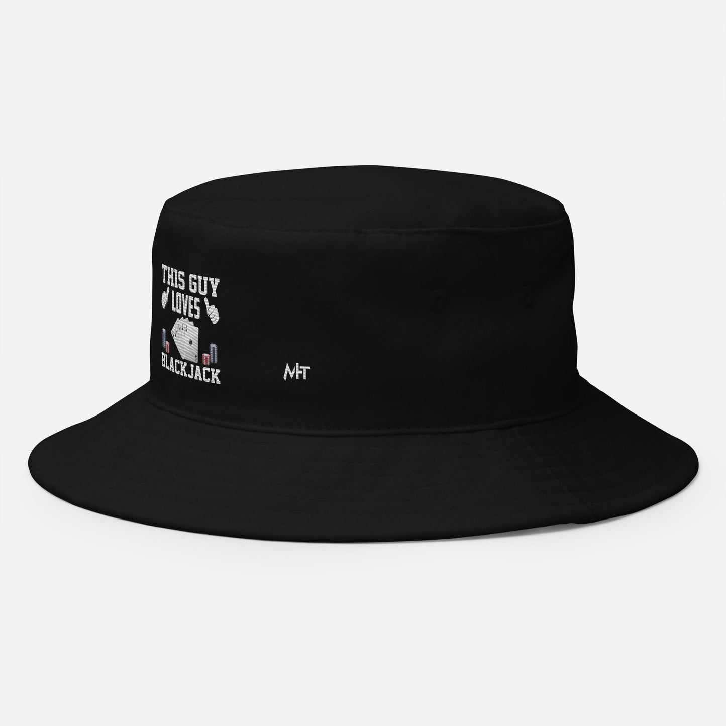 This Guy Loves Black Jack - Bucket Hat by DarkByteGear