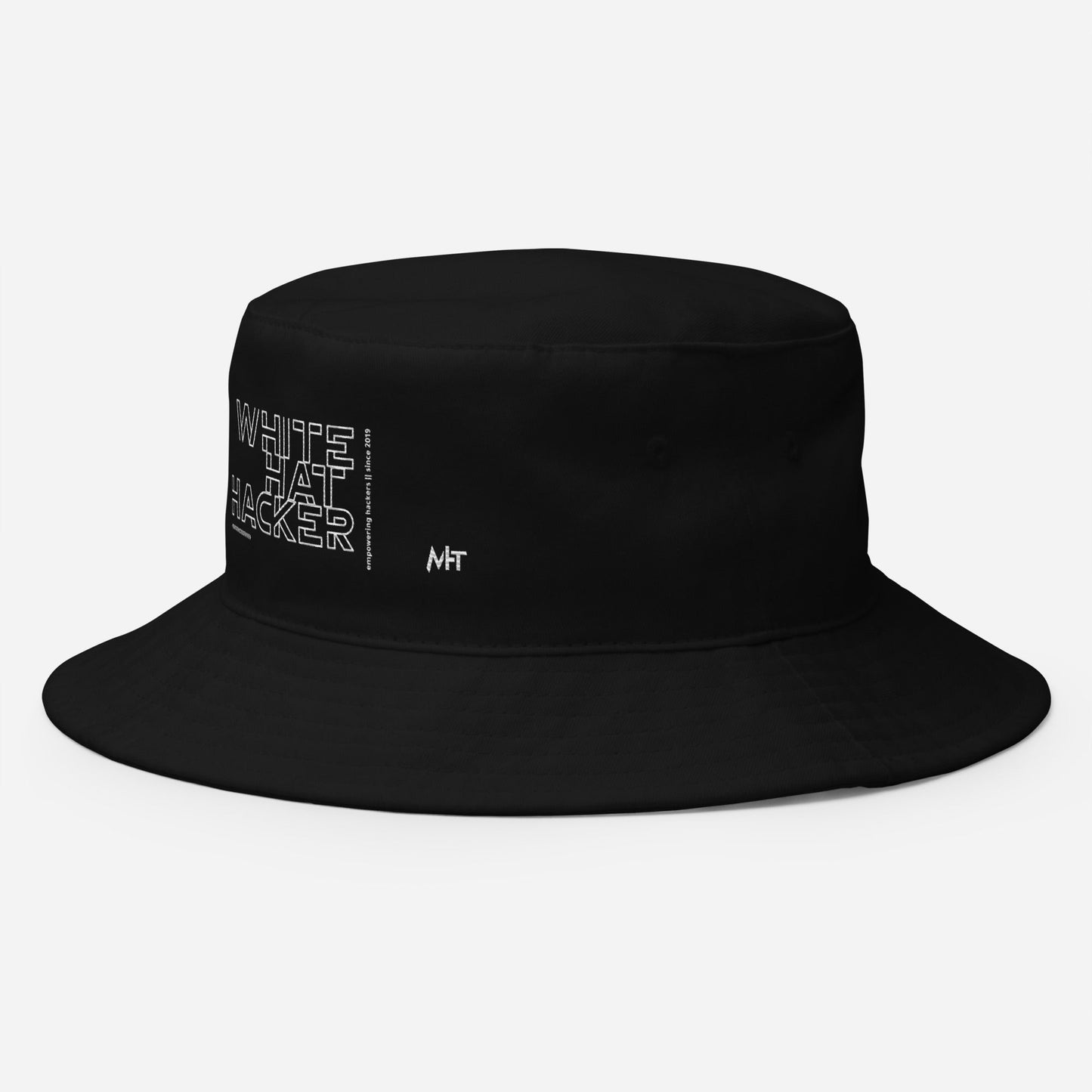White Hat Hacker - Bucket Hat by DarkByteGear