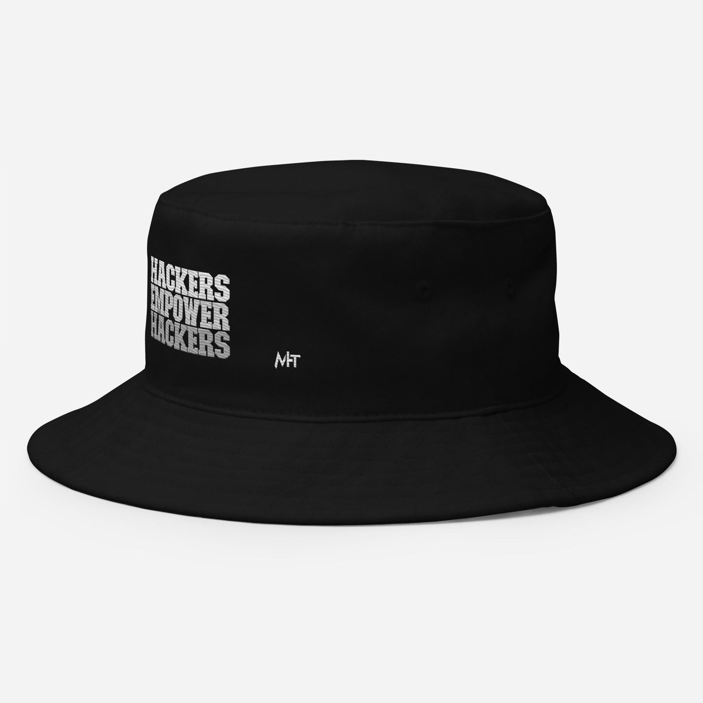 Hackers Empower Hackers V2 - Bucket Hat by DarkByteGear