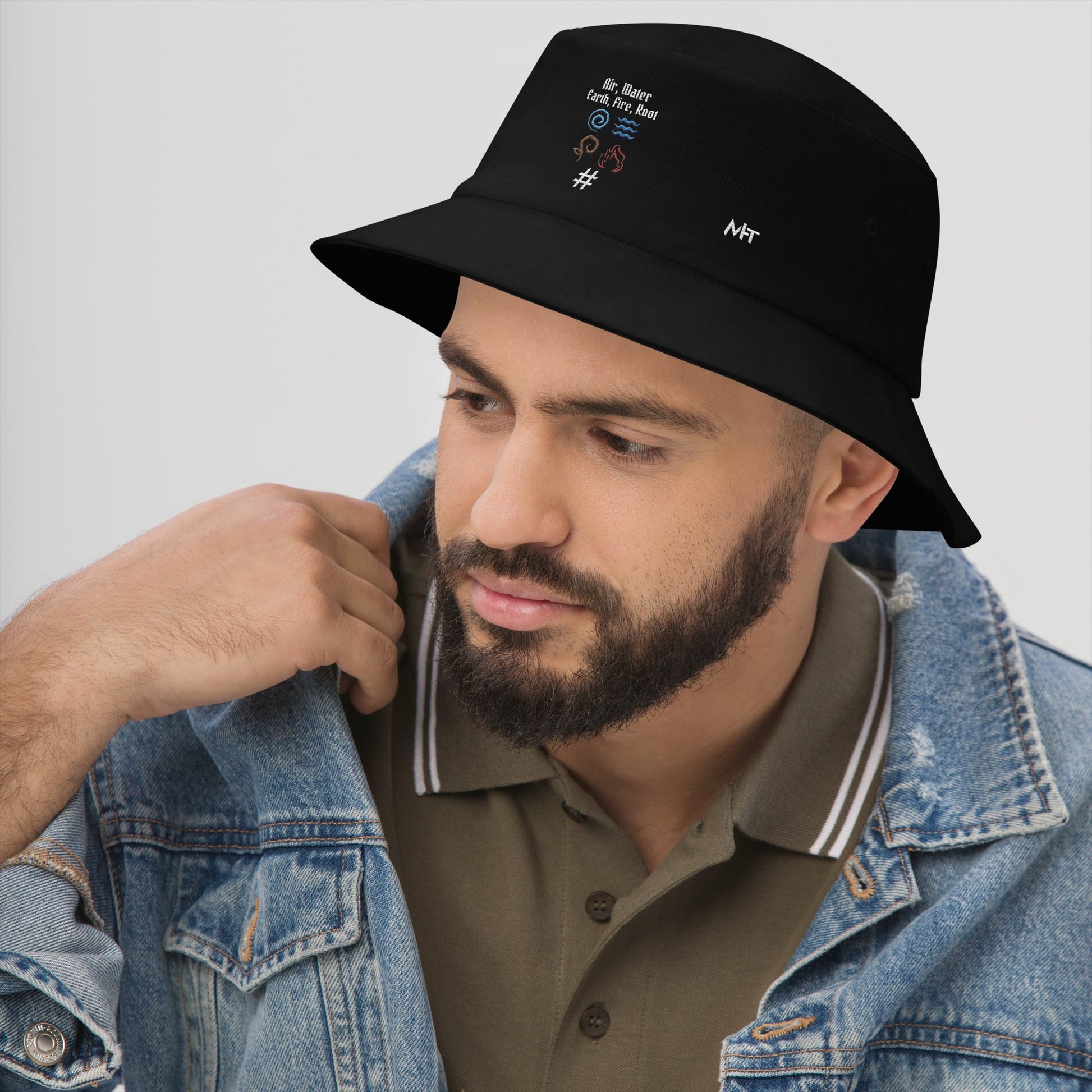 Air, Water, Earth, Fire, Root - Bucket Hat by DarkByteGear