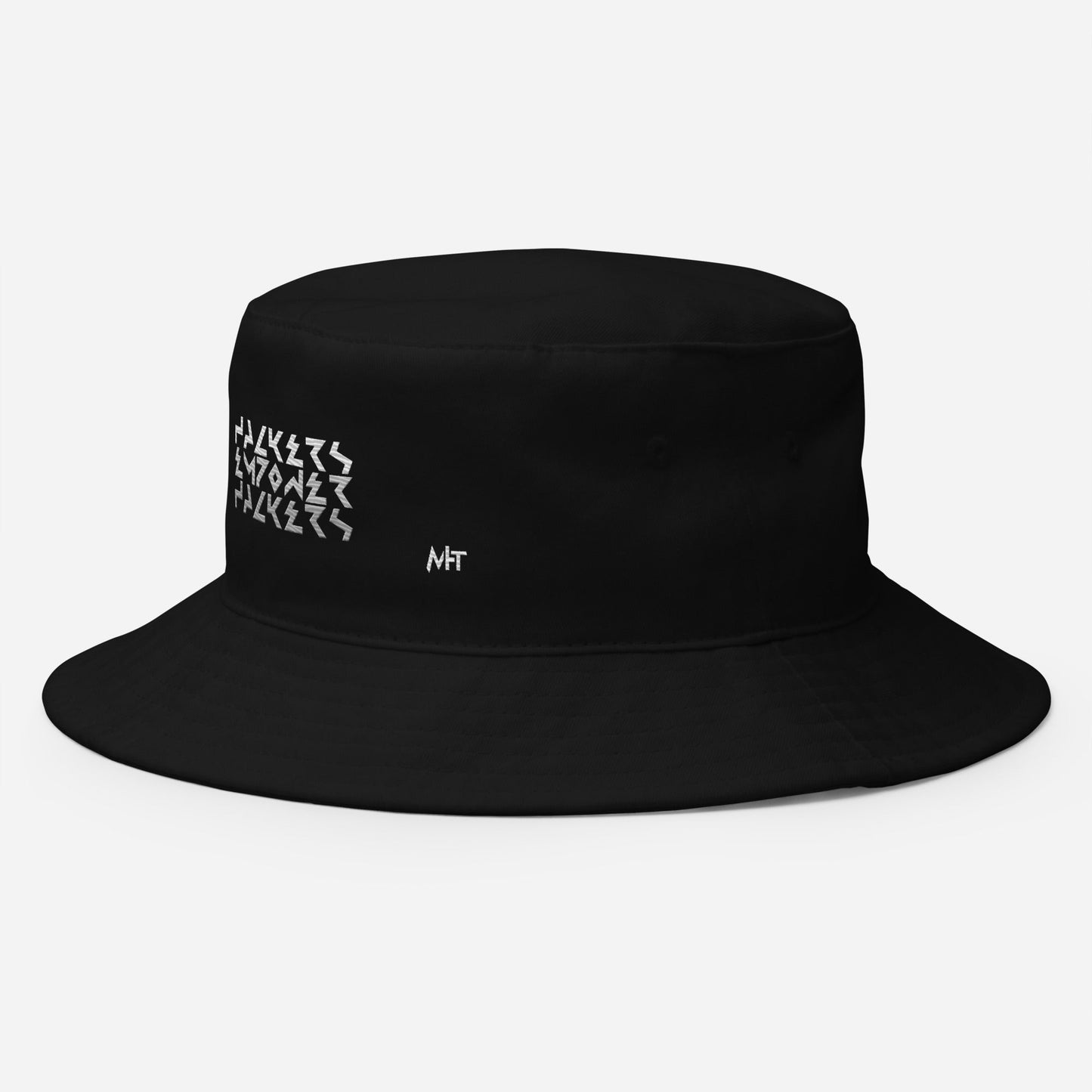 Hackers Empower Hackers V4 - Bucket Hat by DarkByteGear