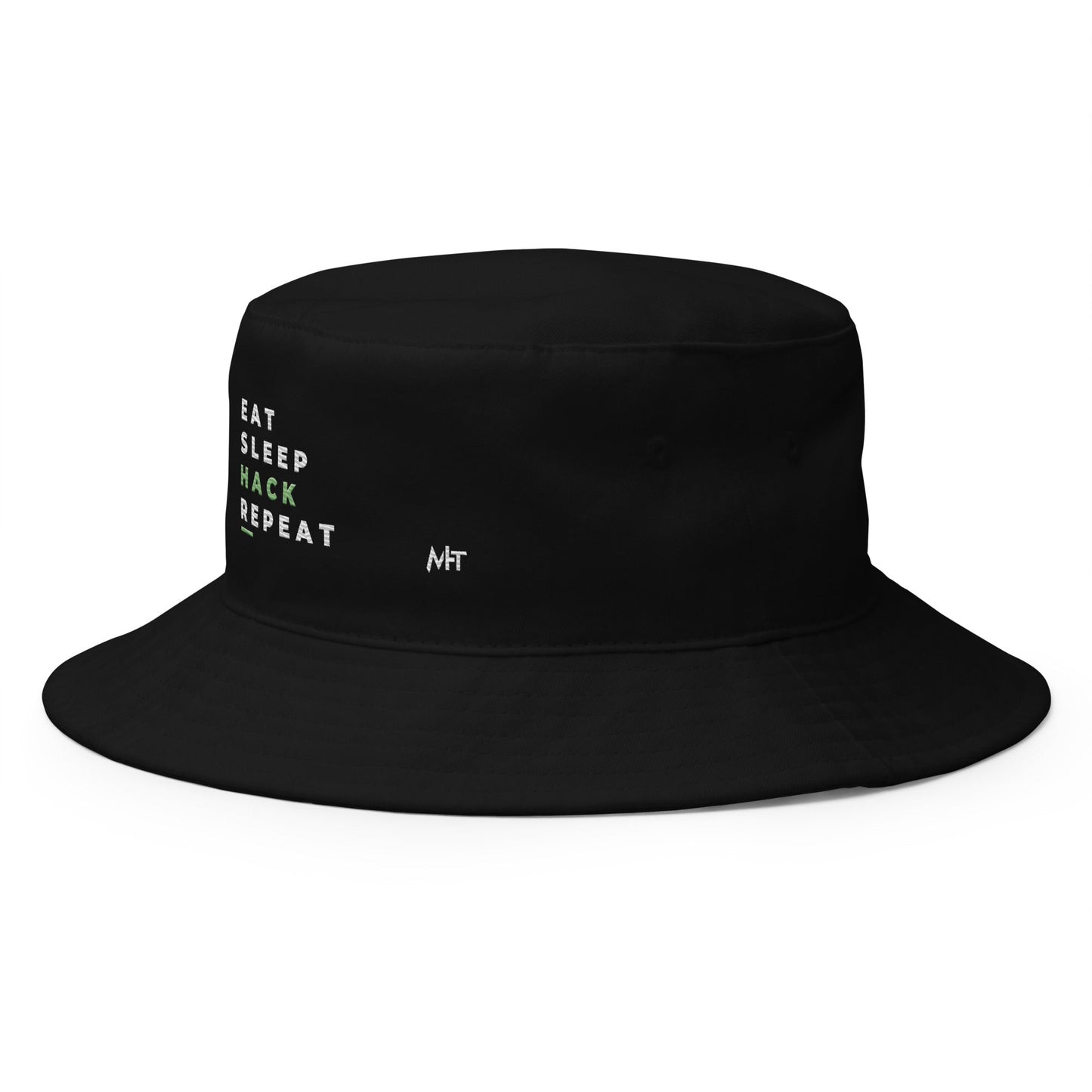 Eat, Sleep, Hack, Repeat V2 - Bucket Hat by DarkByteGear