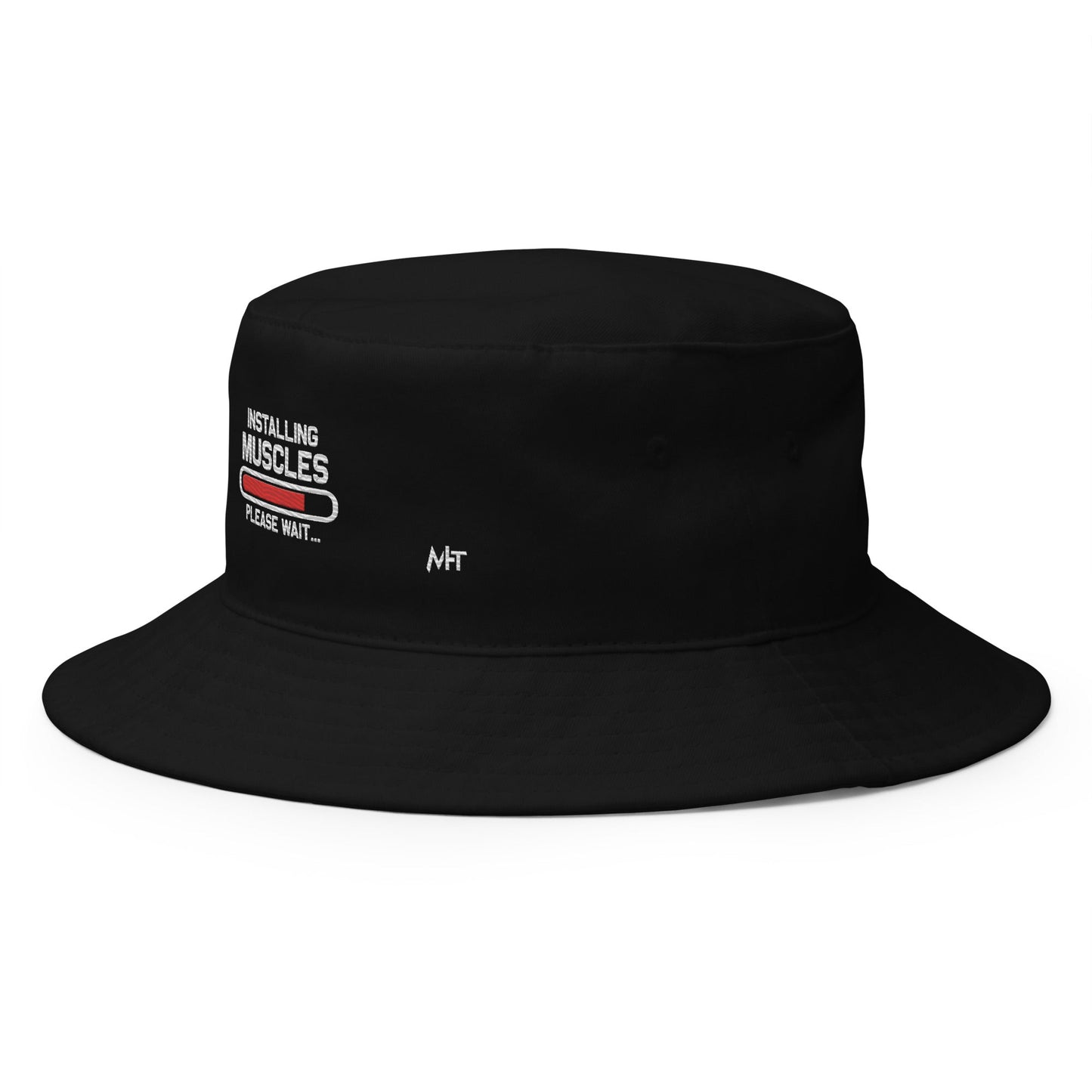 Installing Muscles Please Wait.... - Bucket Hat by DarkByteGear