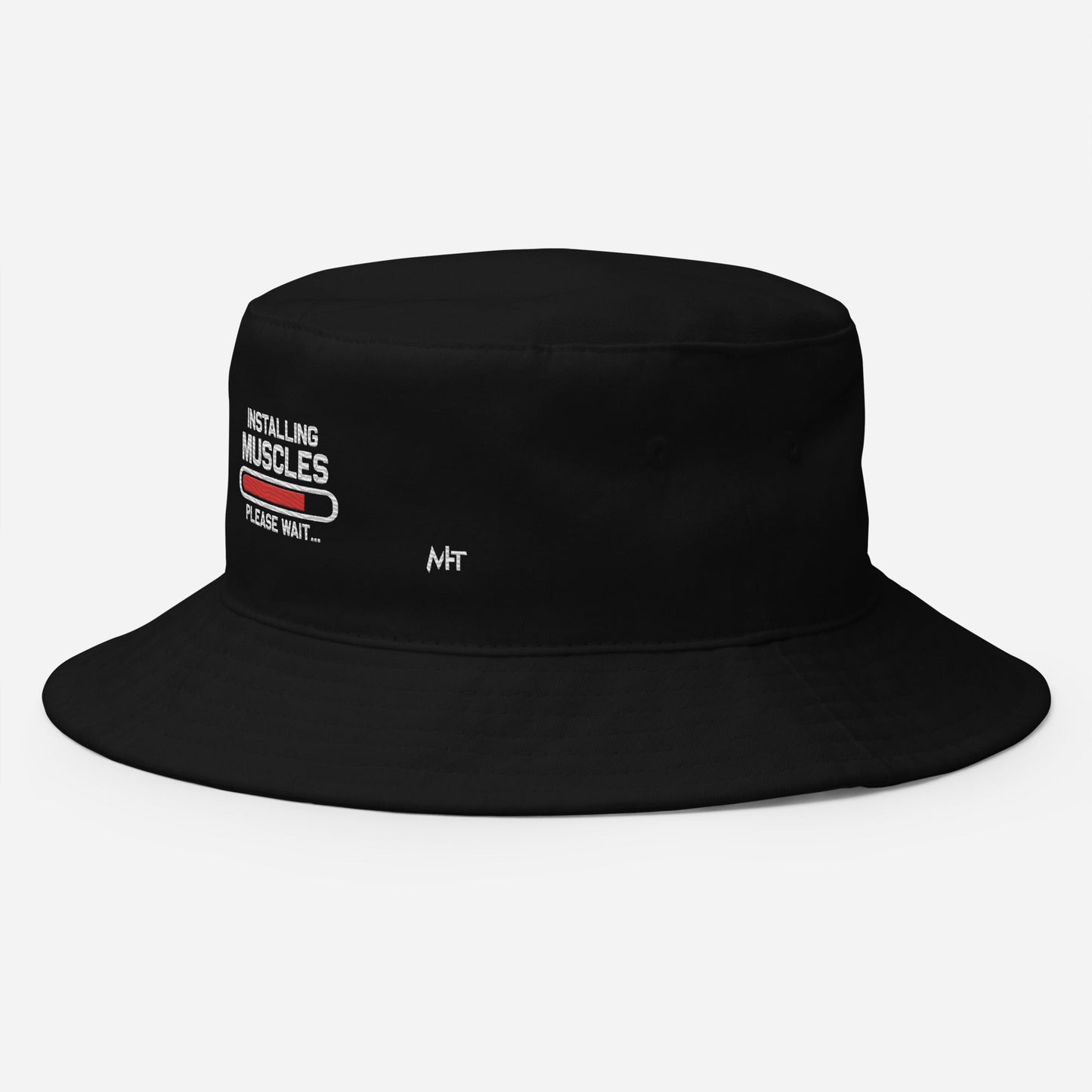Installing Muscles Please Wait.... - Bucket Hat by DarkByteGear