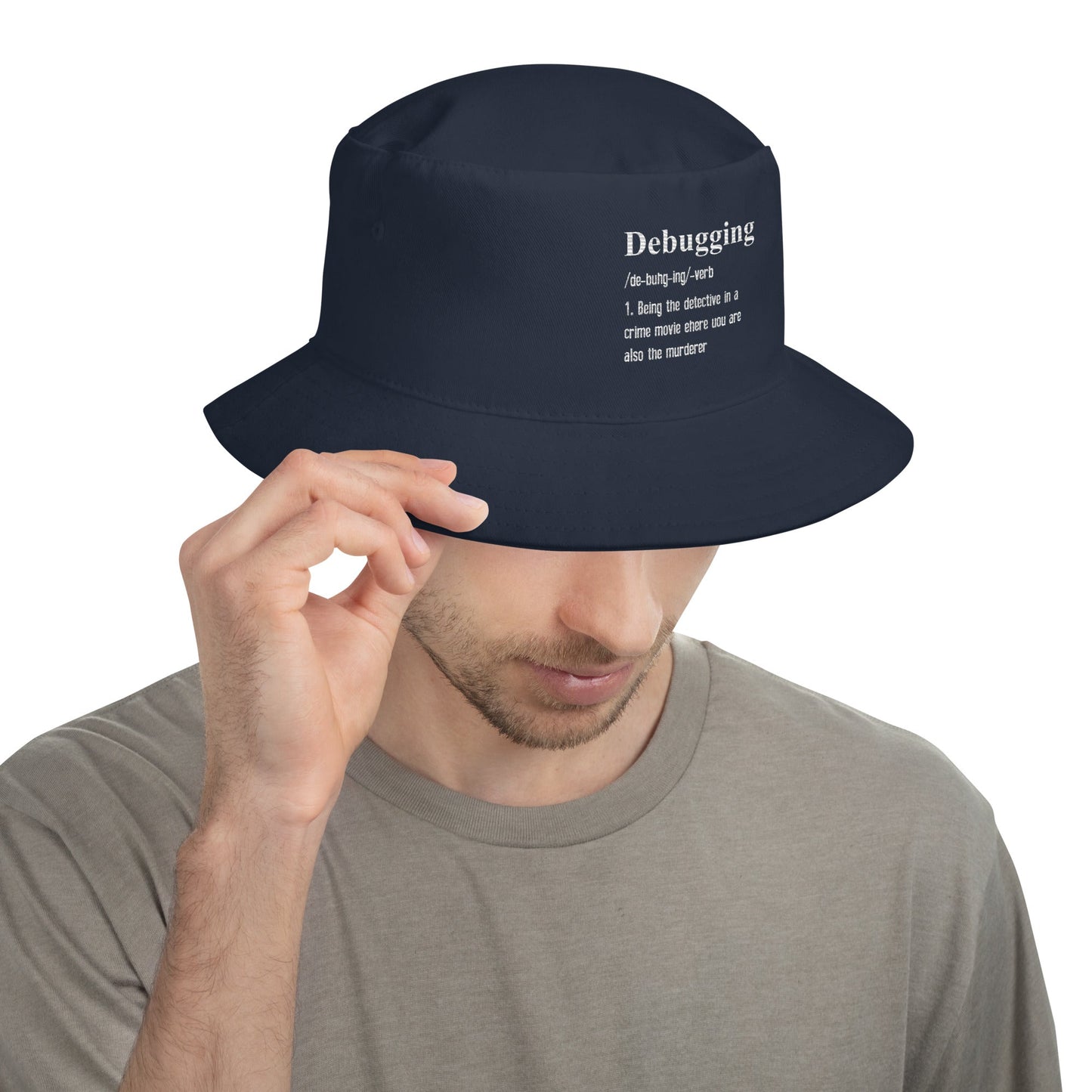 Debugging Definition V1 - Bucket Hat by DarkByteGear