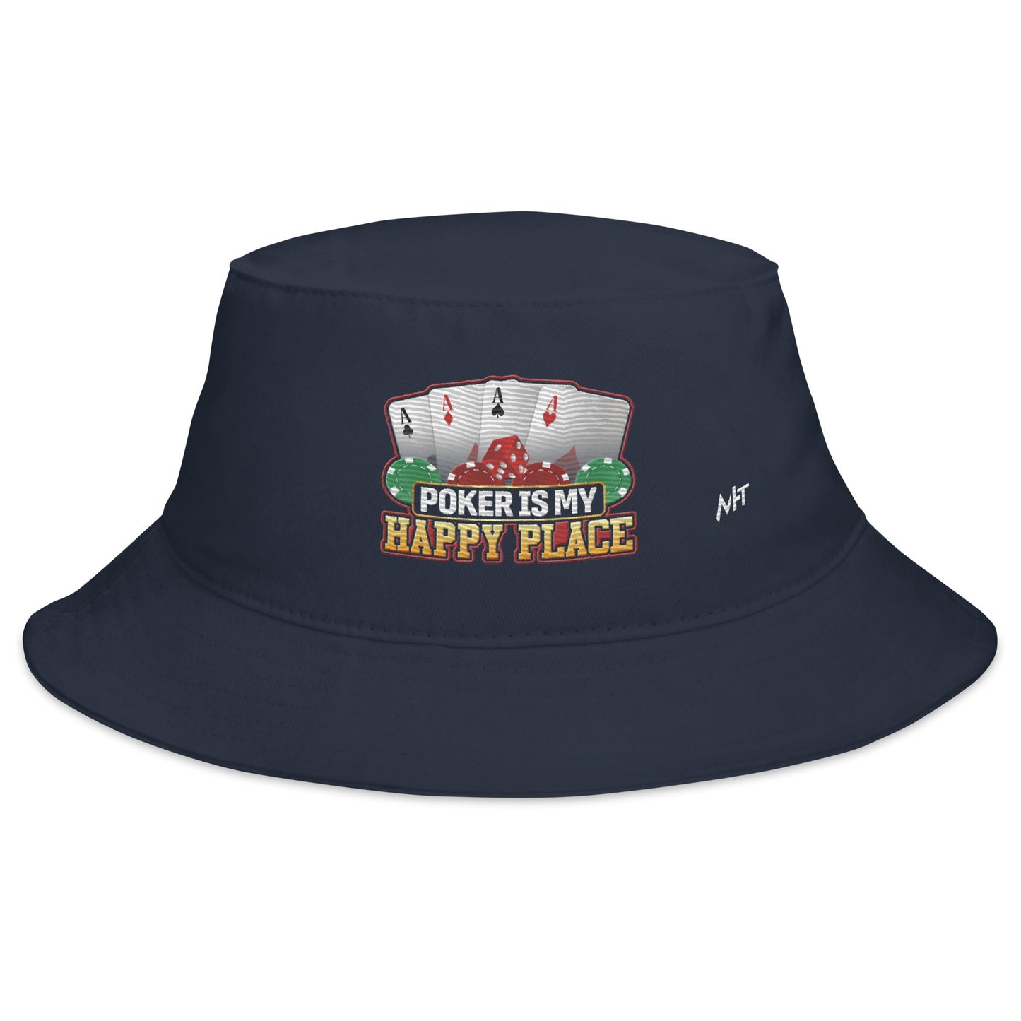 Poker Dad is like a Normal Dad but much Cooler - Bucket Hat by DarkByteGear