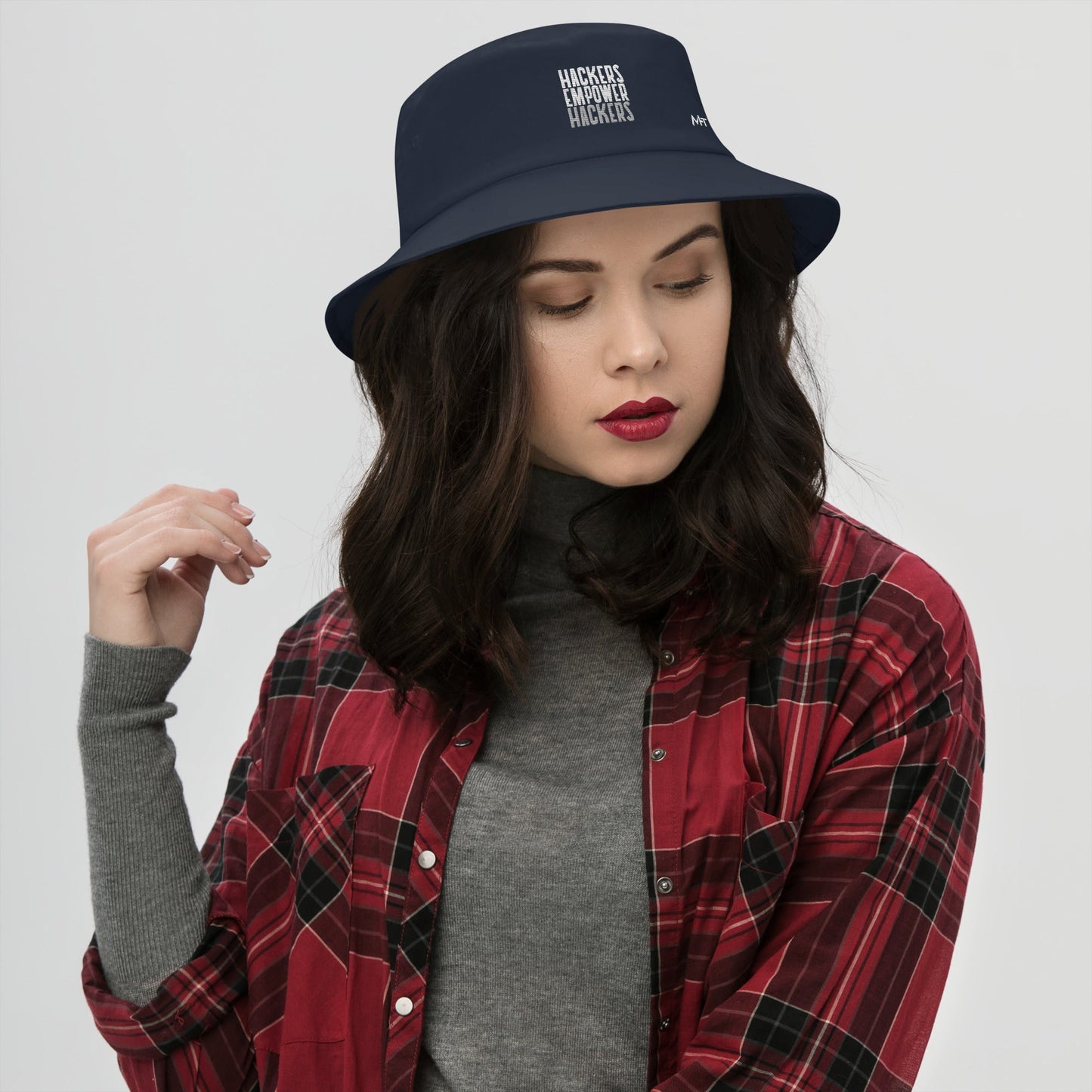 Hackers Empower Hackers - Bucket Hat by DarkByteGear