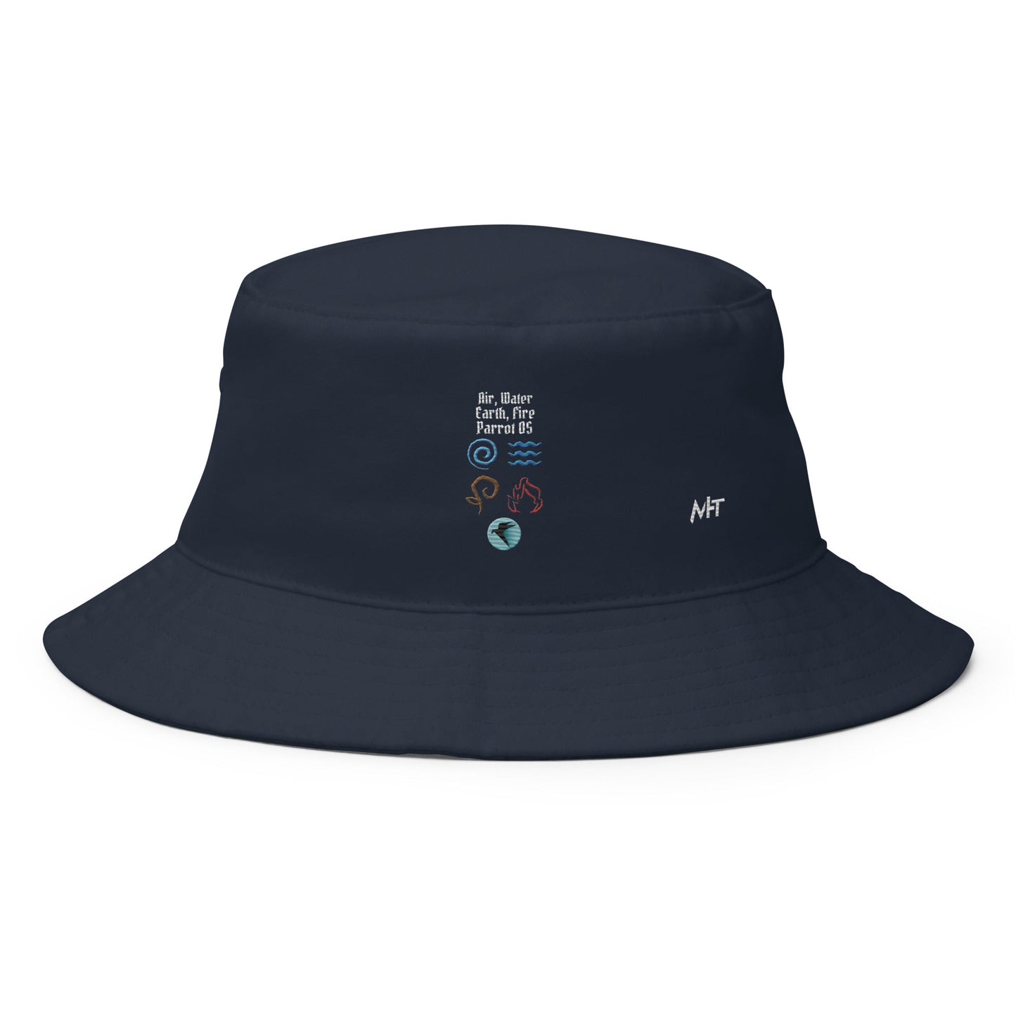 Air, Water, Earth, Fire, Parrot OS - Bucket Hat by DarkByteGear
