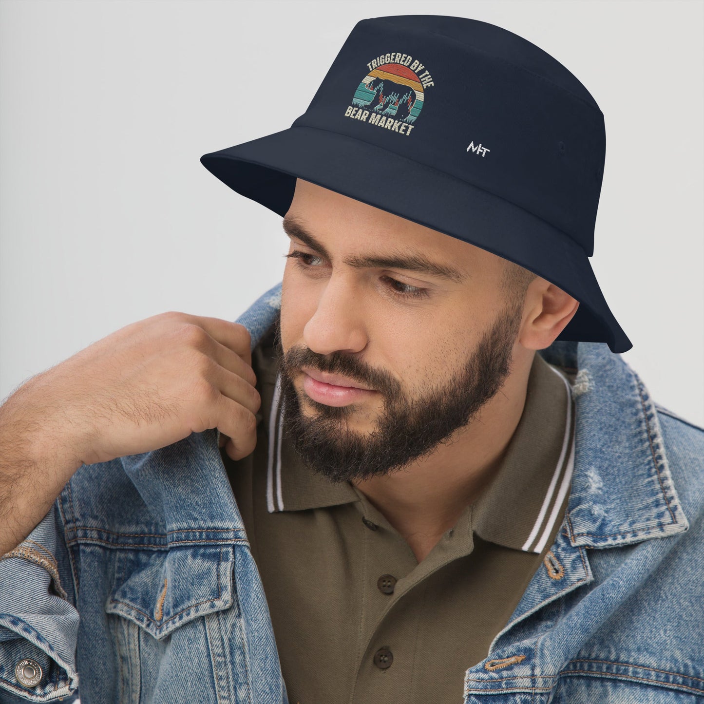 Triggered by the Bear Market - Bucket Hat by DarkByteGear