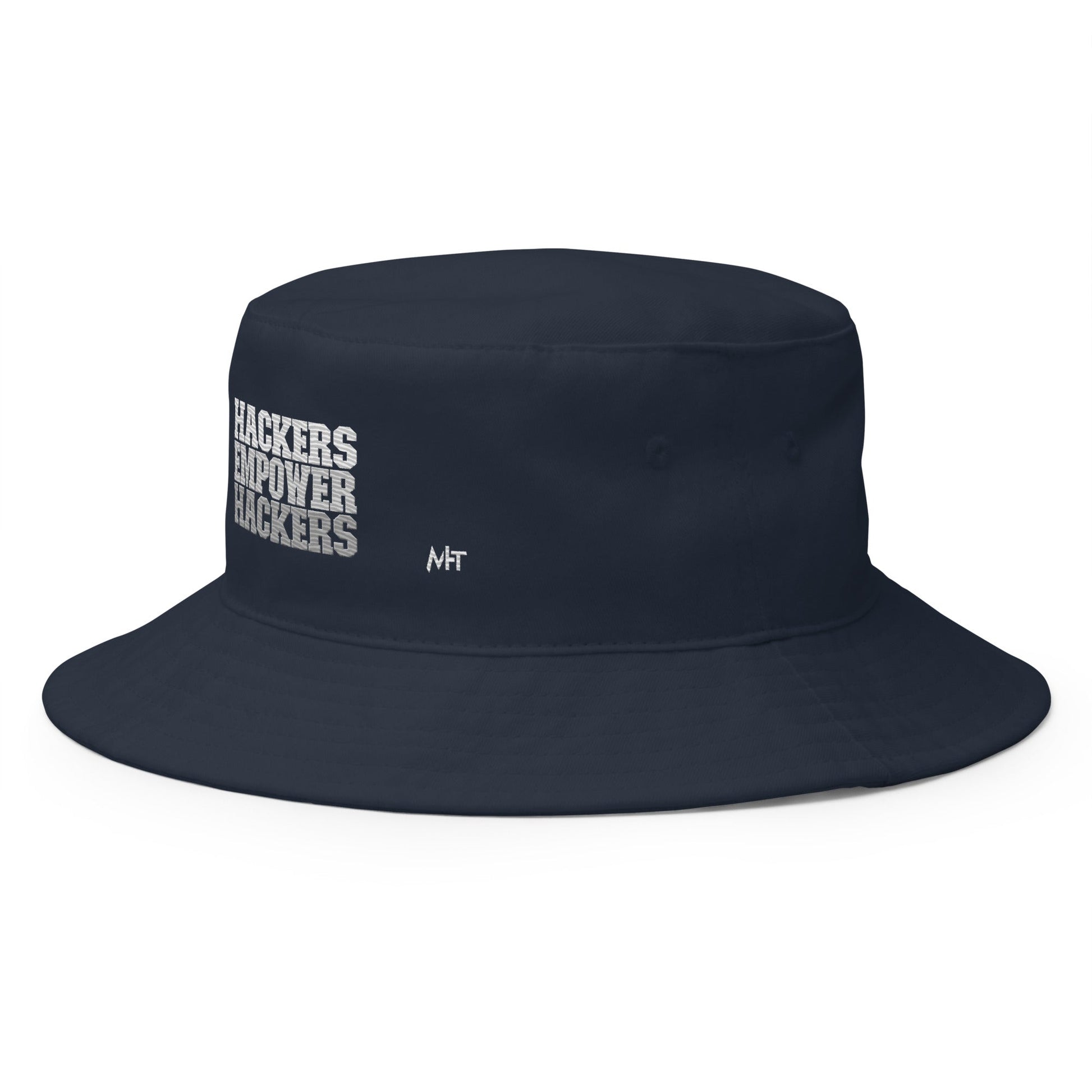 Hackers Empower Hackers V2 - Bucket Hat by DarkByteGear