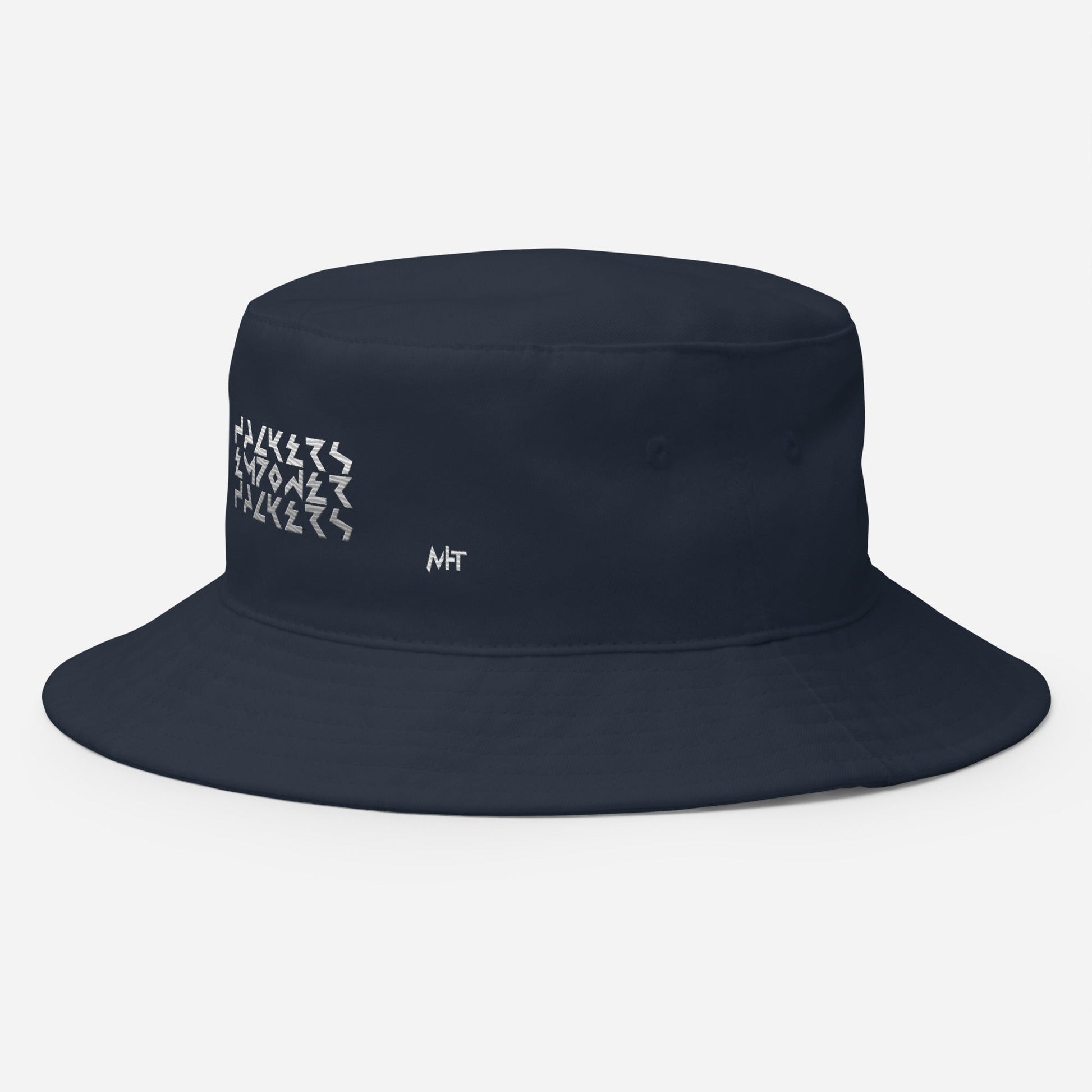 Hackers Empower Hackers V4 - Bucket Hat by DarkByteGear