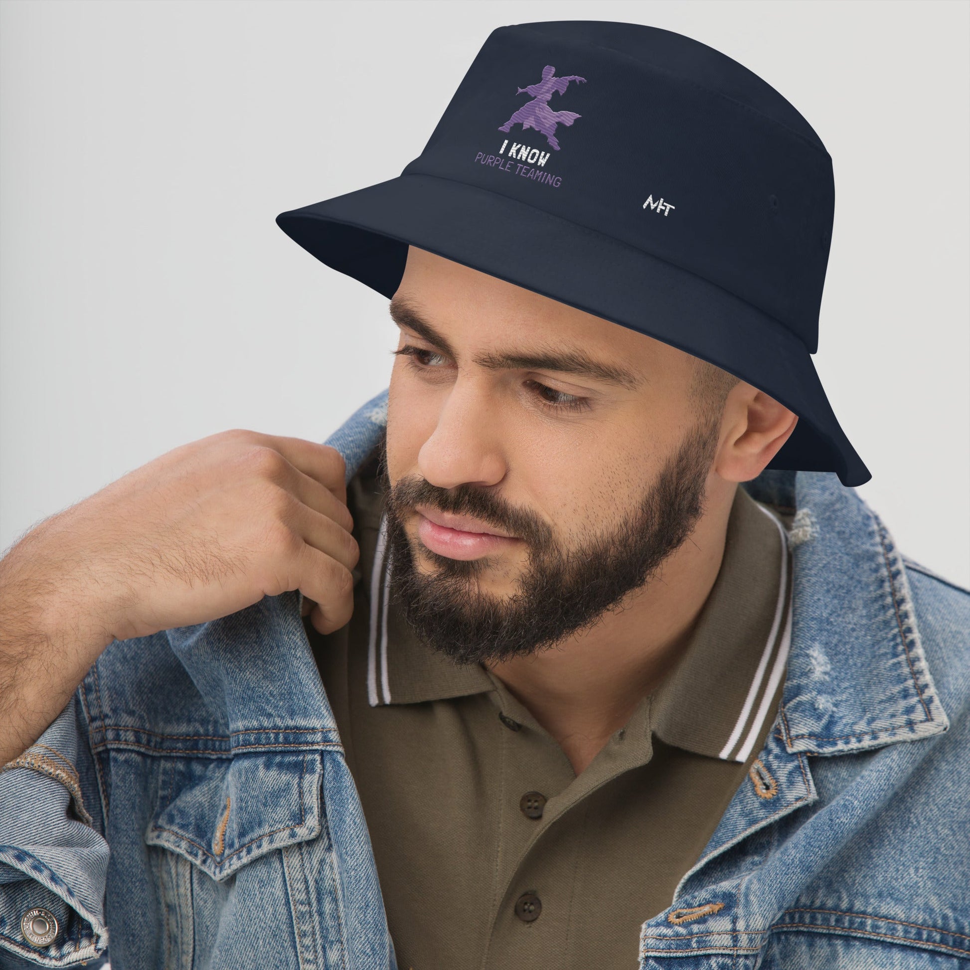 I Know Purple Teaming - Bucket Hat by DarkByteGear