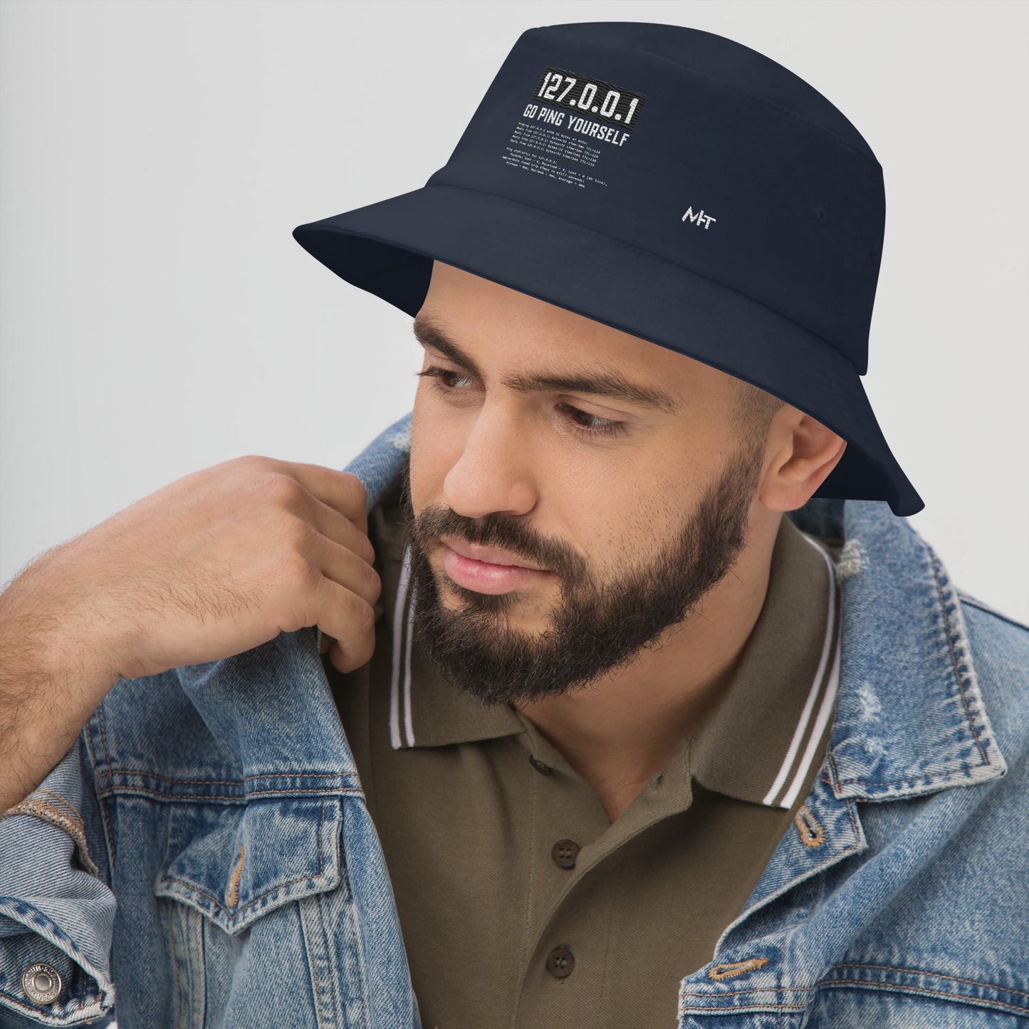 Go ping yourself - Bucket Hat by DarkByteGear