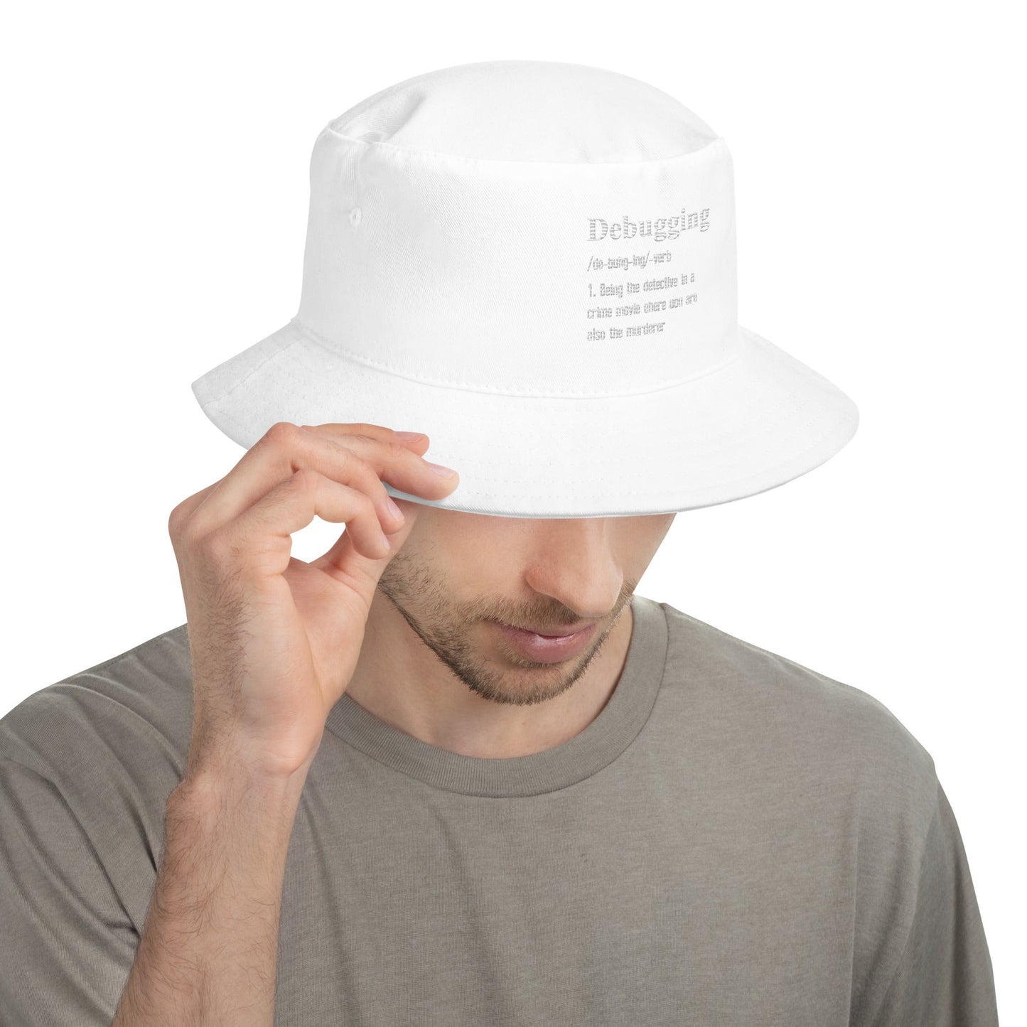Debugging Definition V1 - Bucket Hat by DarkByteGear