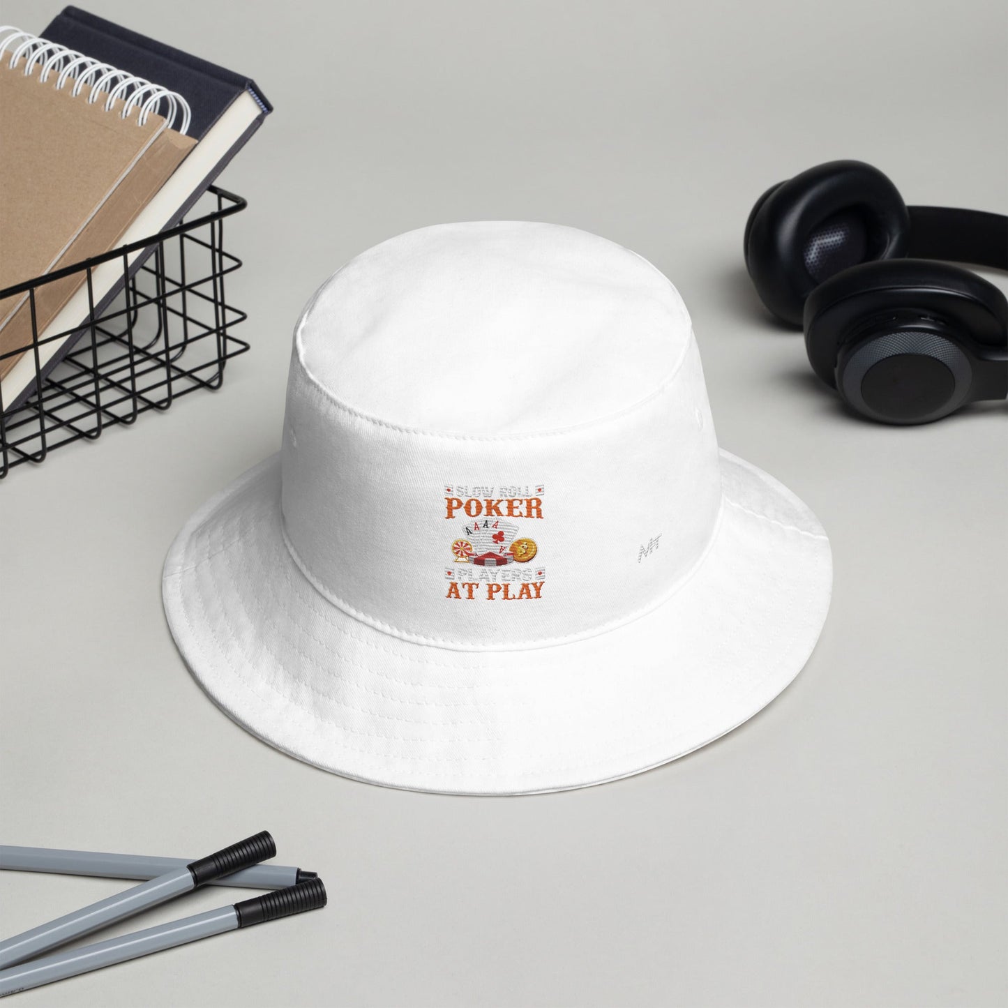 Slow Roll Poker; Players at Play - Bucket Hat by DarkByteGear