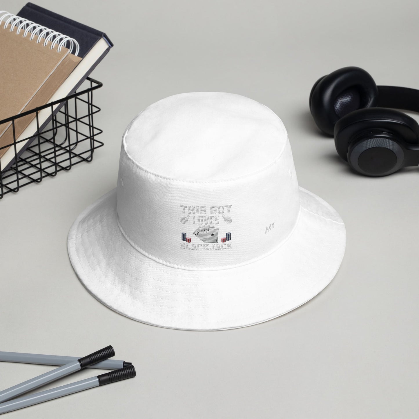 This Guy Loves Black Jack - Bucket Hat by DarkByteGear