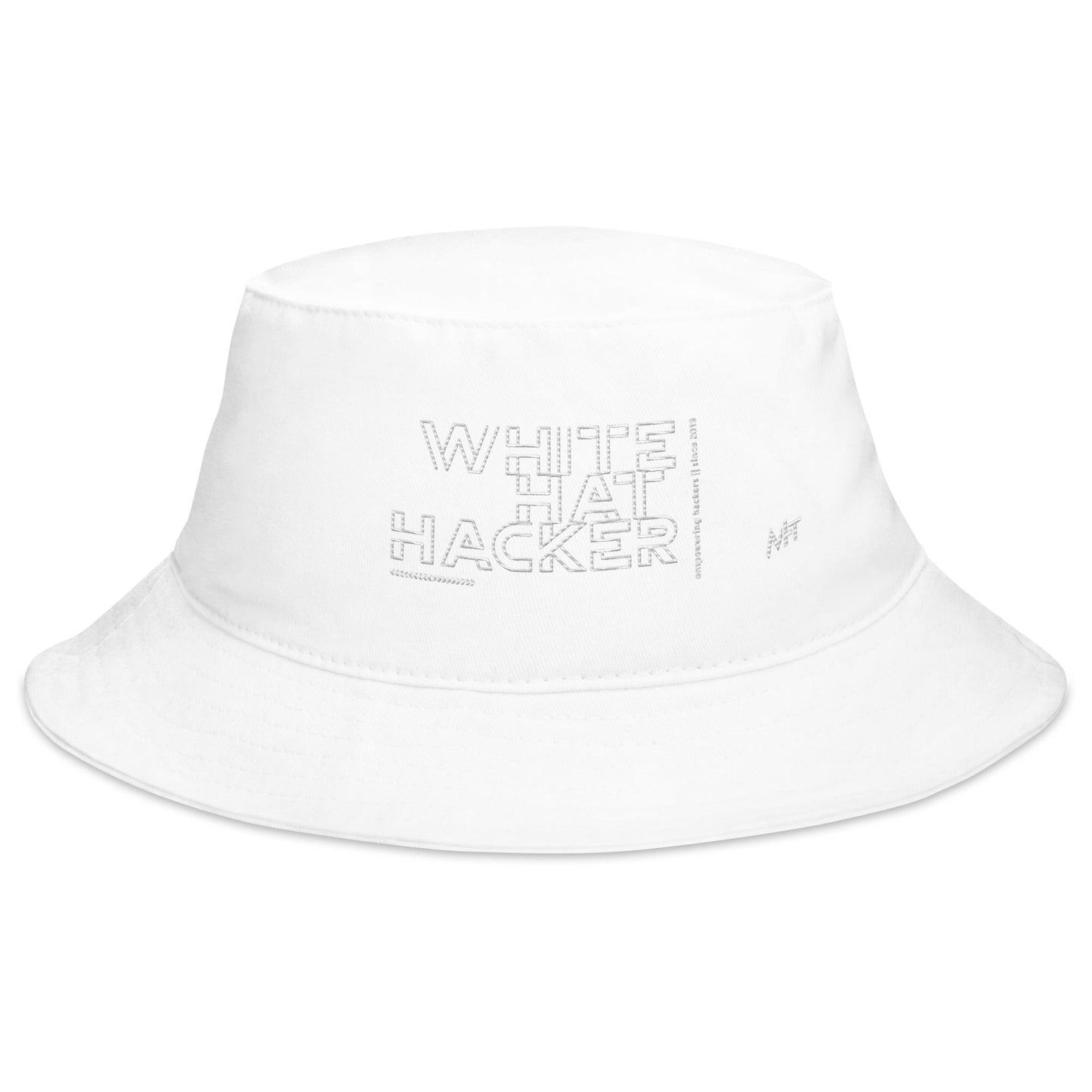 White Hat Hacker - Bucket Hat by DarkByteGear