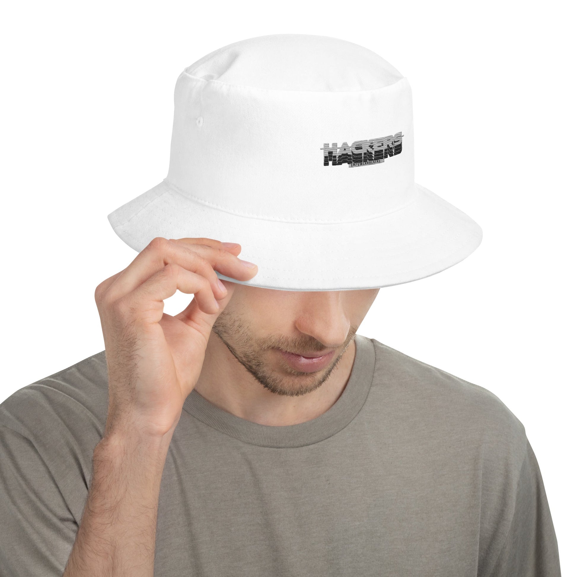 Hackers Empower Hackers V3 - Bucket Hat by DarkByteGear