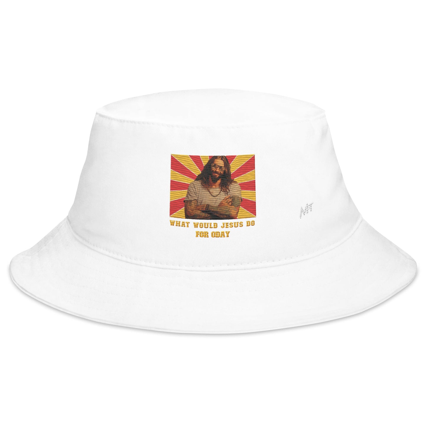 What would Jesus do for 0day v1 - Bucket Hat by DarkByteGear