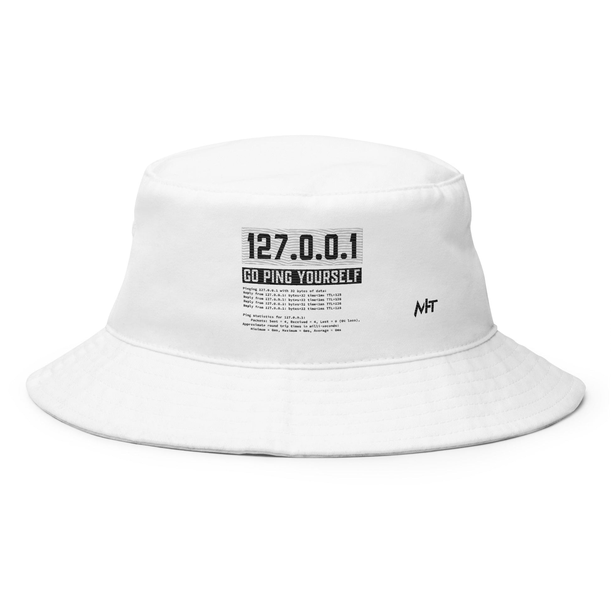 Go ping yourself - Bucket Hat by DarkByteGear