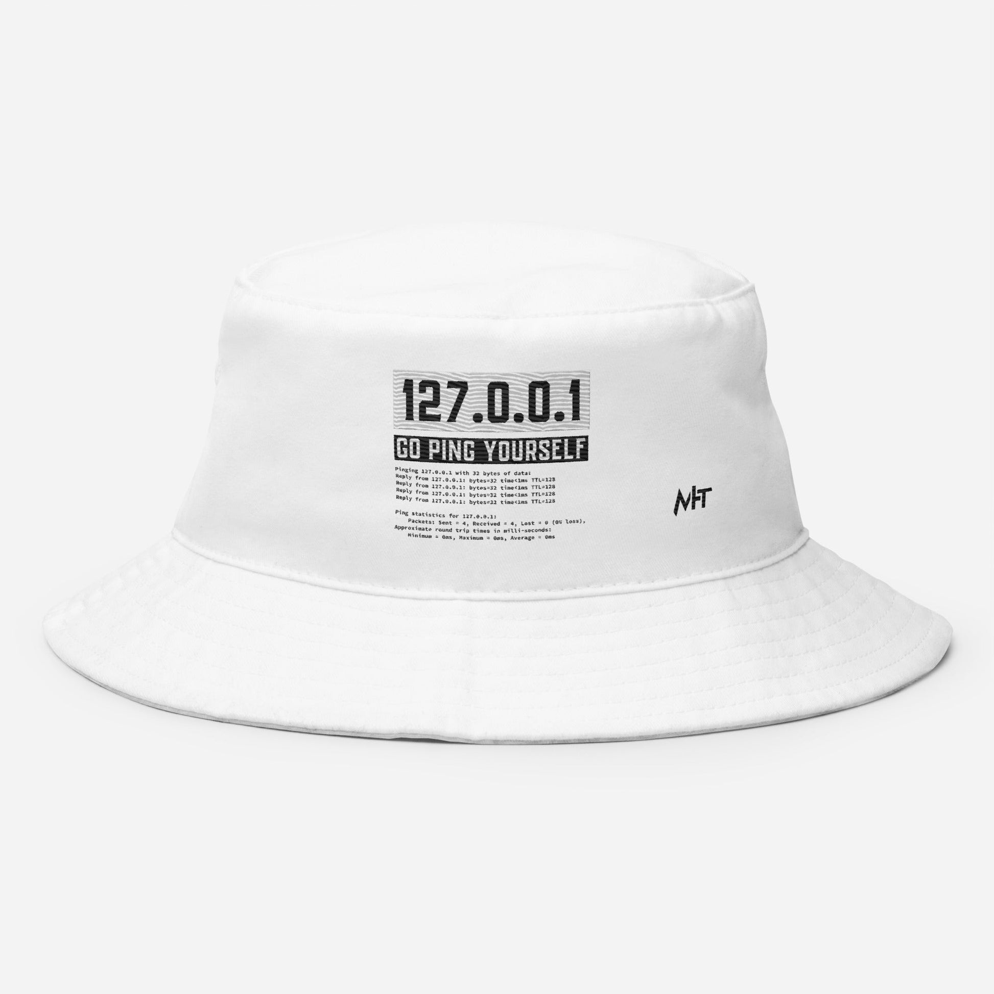 Go ping yourself - Bucket Hat by DarkByteGear