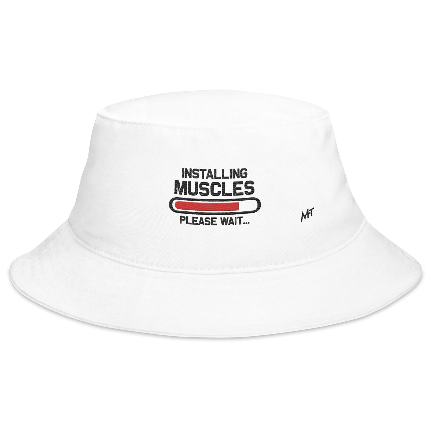 Installing Muscles Please Wait.... - Bucket Hat by DarkByteGear