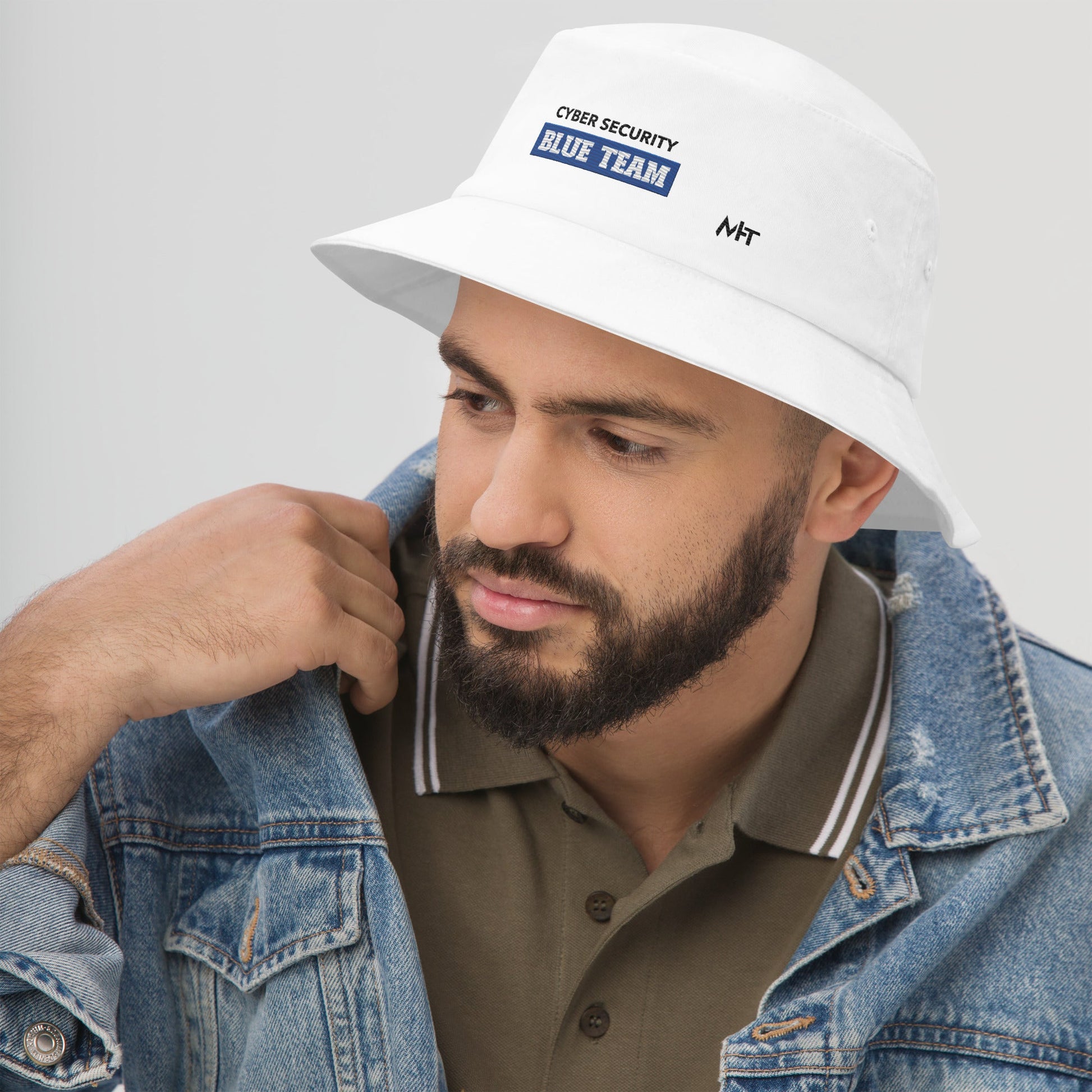 Cyber Security Blue Team V10 - Bucket Hat by DarkByteGear