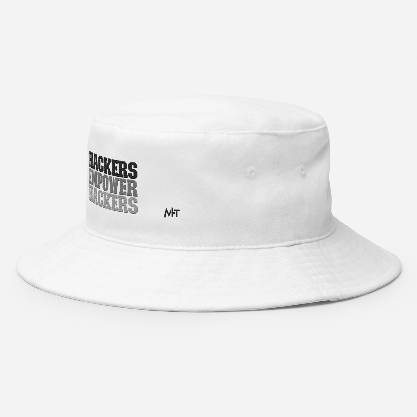 Hackers Empower Hackers V2 - Bucket Hat by DarkByteGear