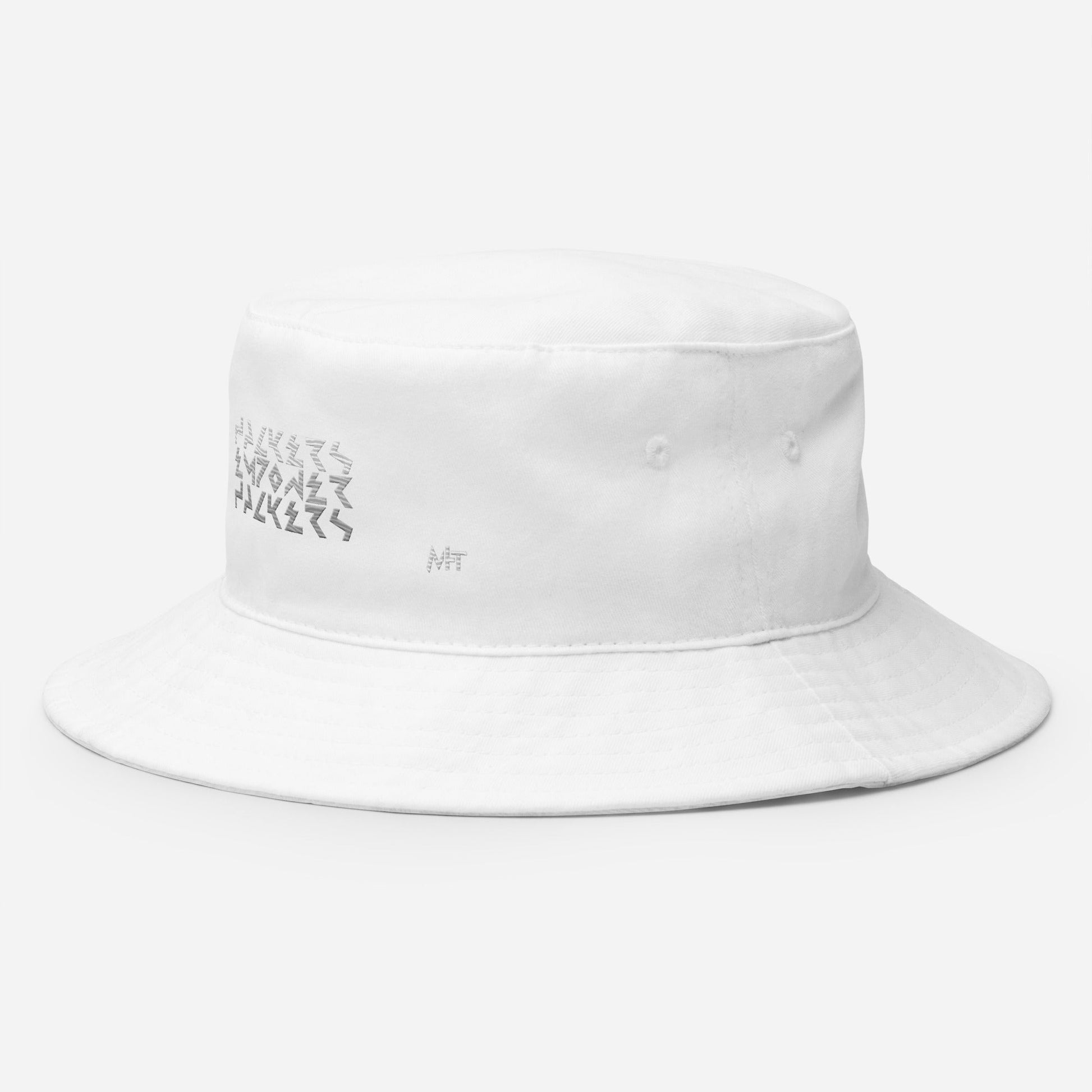 Hackers Empower Hackers V4 - Bucket Hat by DarkByteGear
