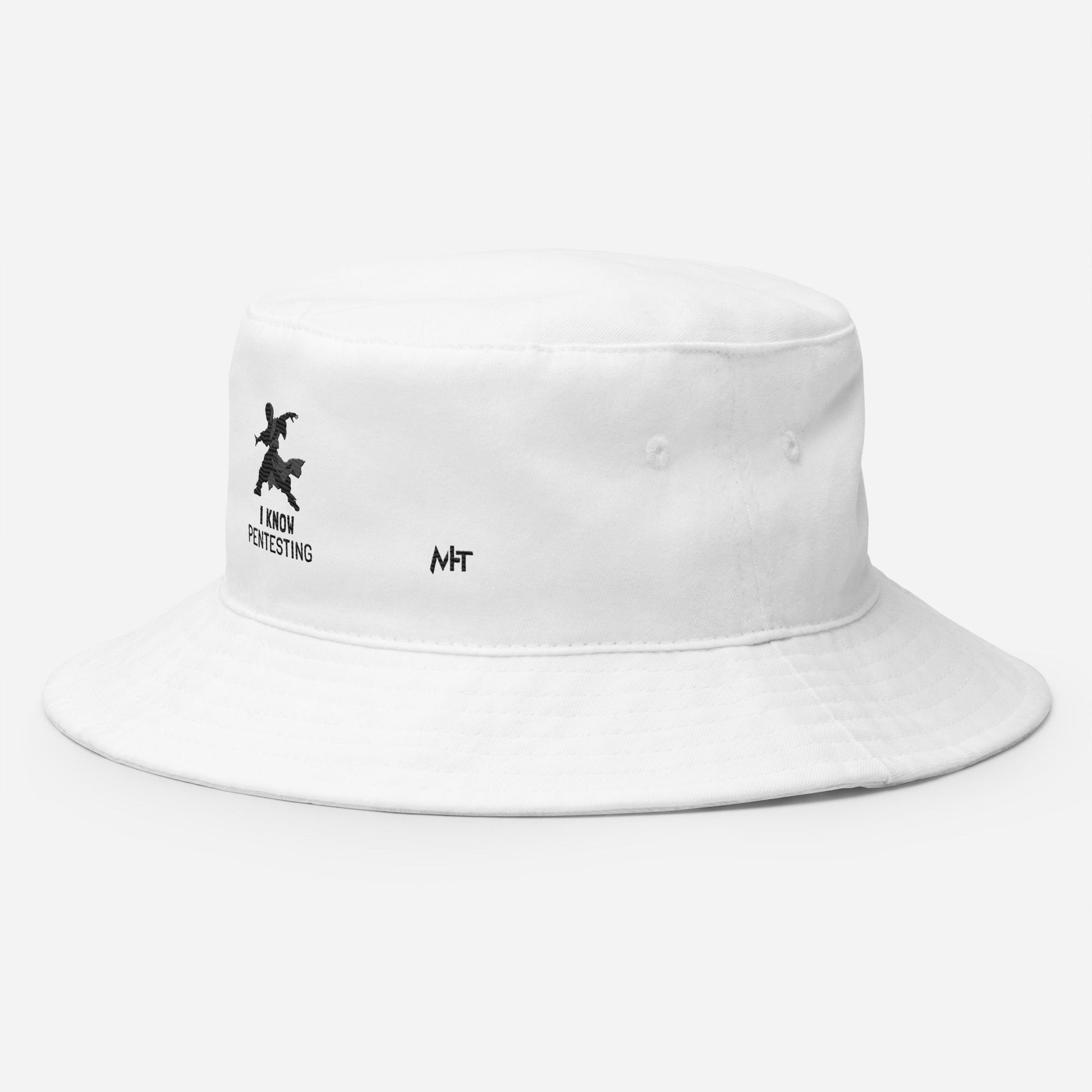 I Know Pentesting - Bucket Hat by DarkByteGear