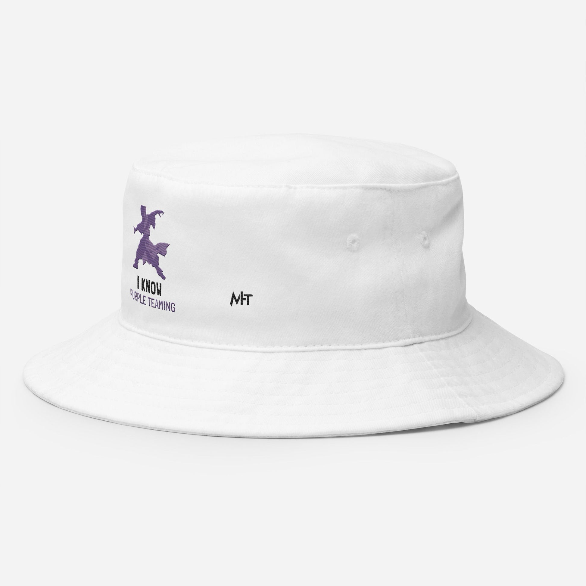 I Know Purple Teaming - Bucket Hat by DarkByteGear