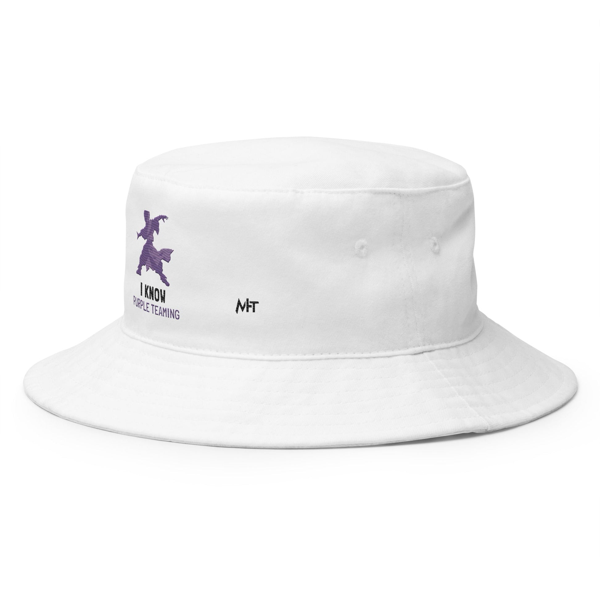 I Know Purple Teaming - Bucket Hat by DarkByteGear