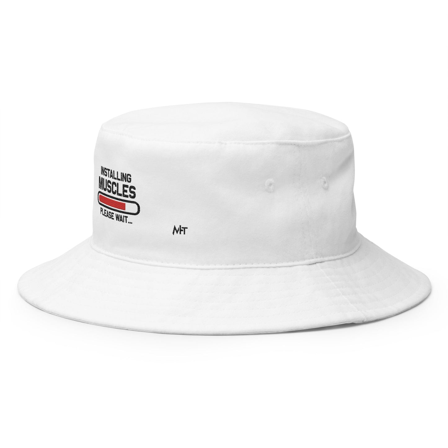 Installing Muscles Please Wait.... - Bucket Hat by DarkByteGear