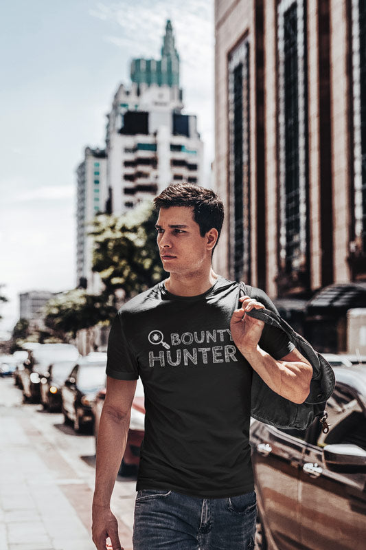 Bug bounty hunter - Short-Sleeve Unisex T-Shirt (white text) by DarkByteGear