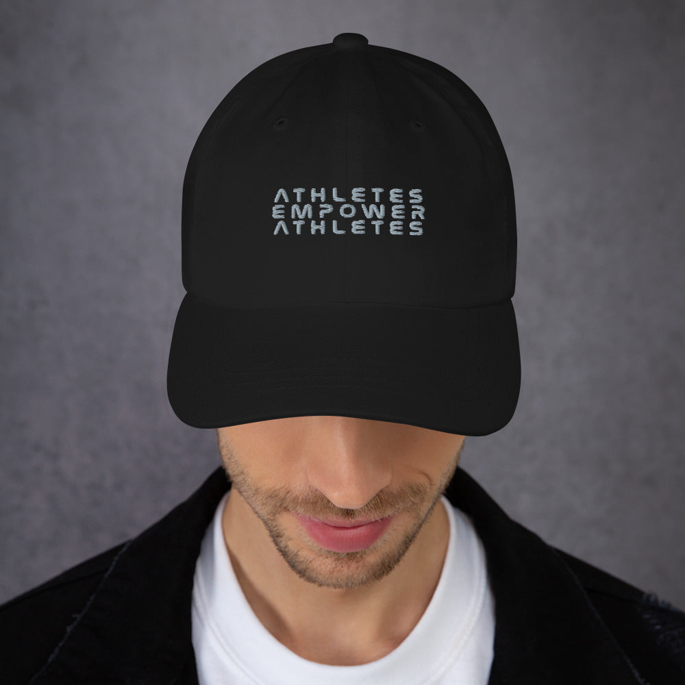 Athletes Empower Athletes - Dad hat by DarkByteGear